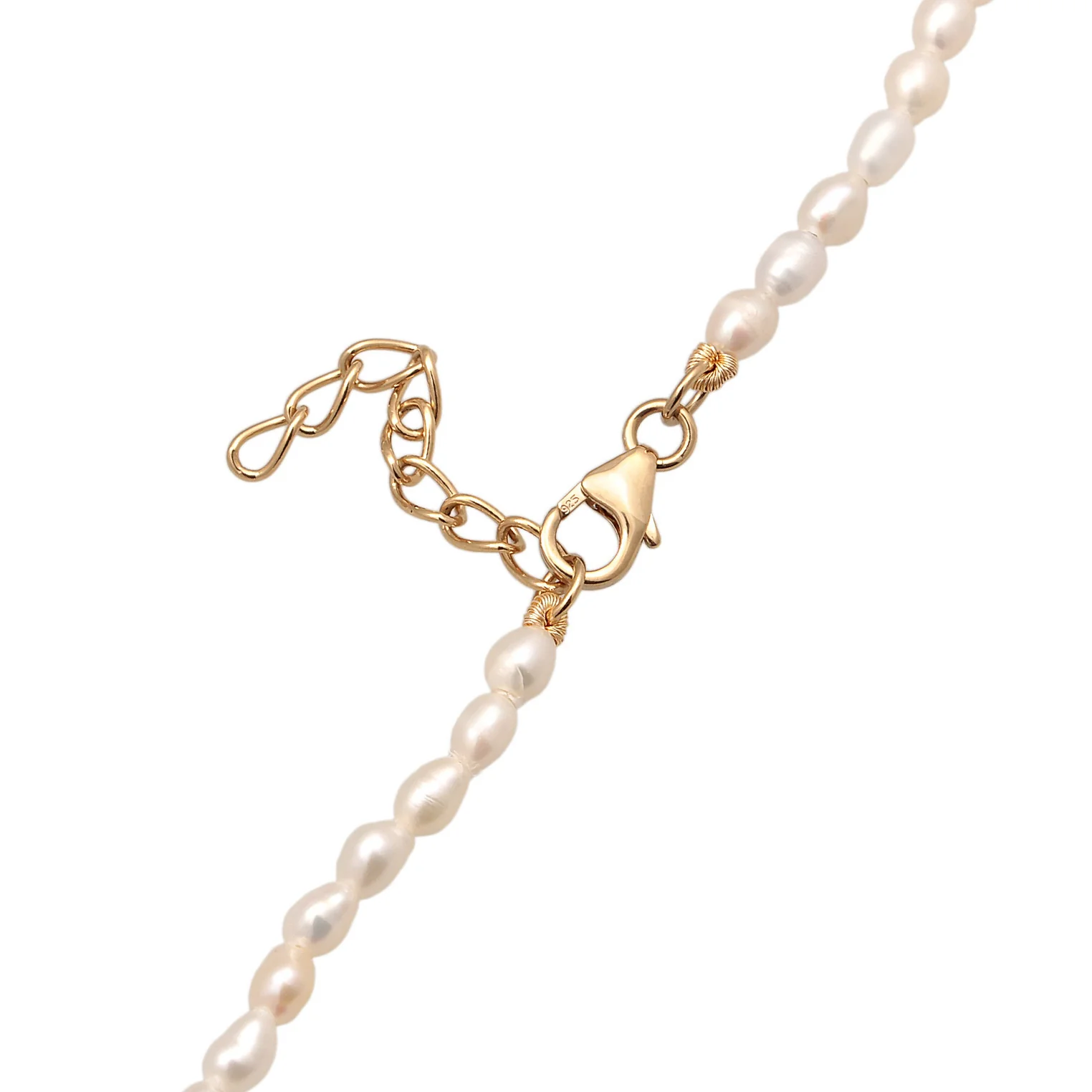 Elli 925 Sterling Silver Pearl Necklace with Coin 2004-BF-0007545-001 - Image 4