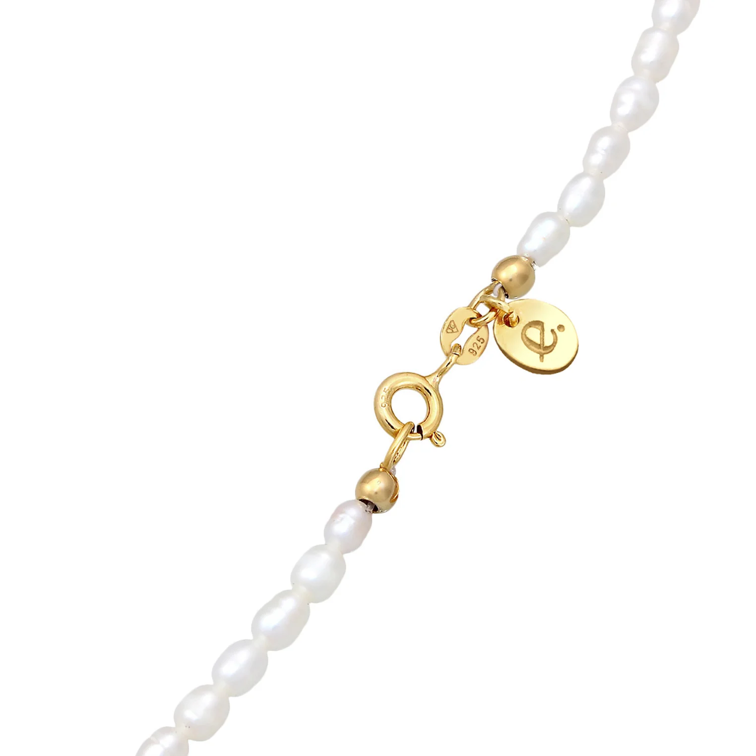 Elli 925 Sterling Silver Pearl Necklace with Pearl 2004-BF-0007245-001 - Image 4