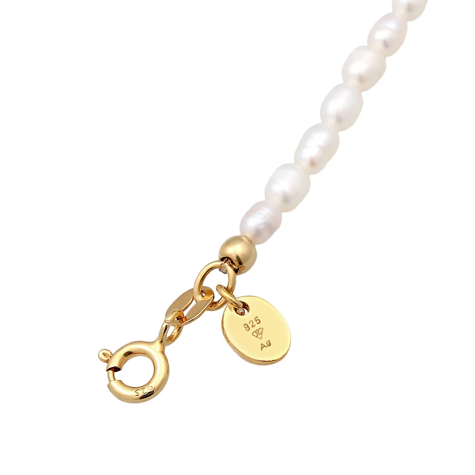 Elli 925 Sterling Silver Pearl Necklace with Pearl 2004-BF-0007245-001 - Image 5