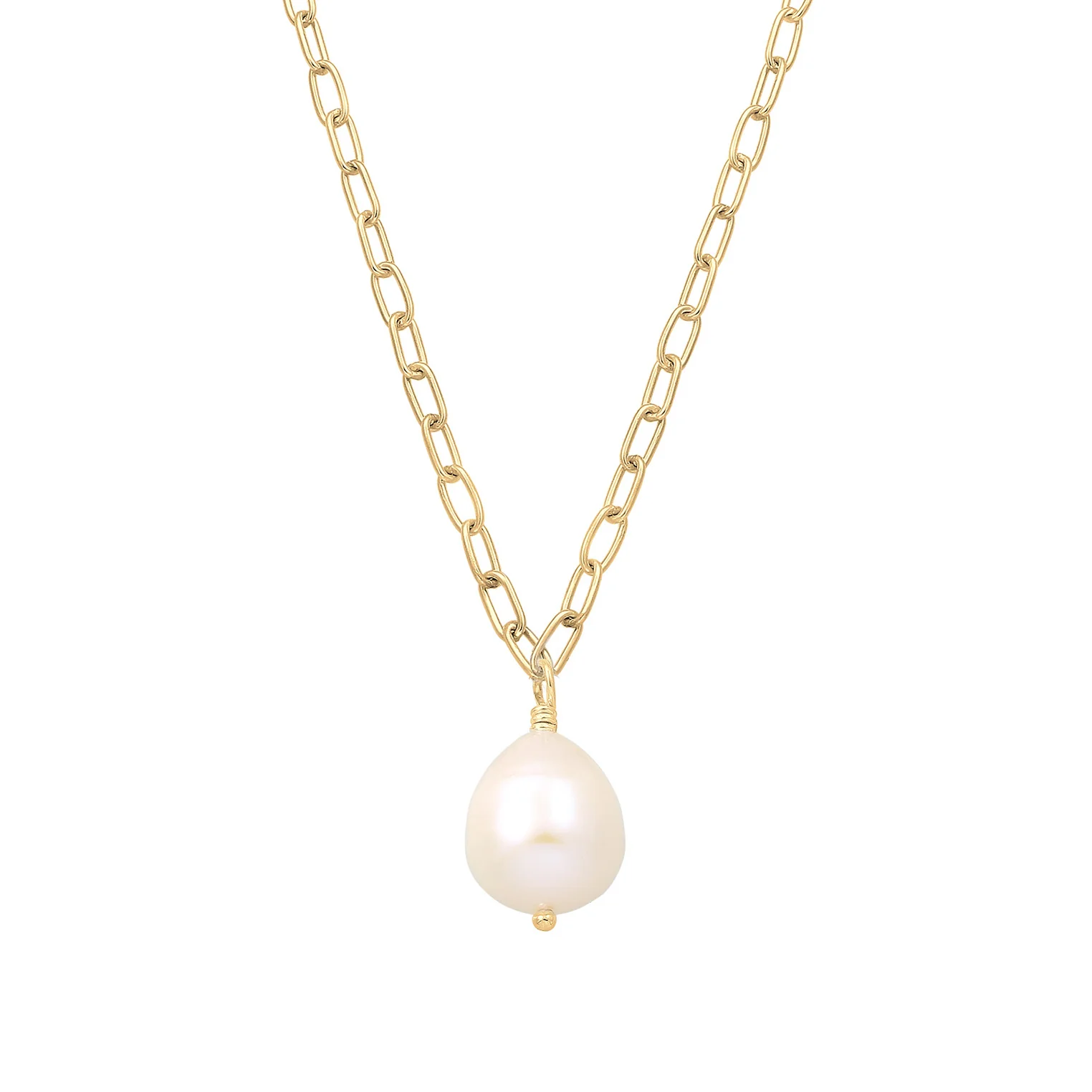 Elli 925 Sterling Silver Pearl Necklace with Pearl 2004-BF-0007727-001 - Image 4