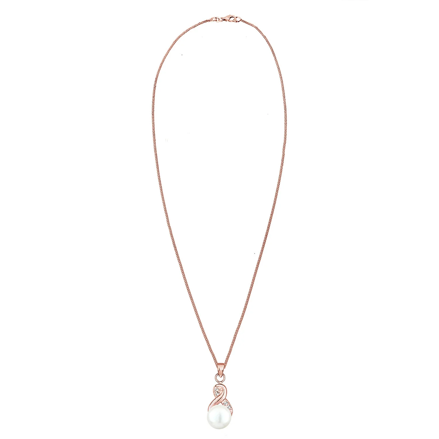 Elli 925 Sterling Silver Pearl Necklace with Pearl 2004-BF-0007988-001 - Image 3