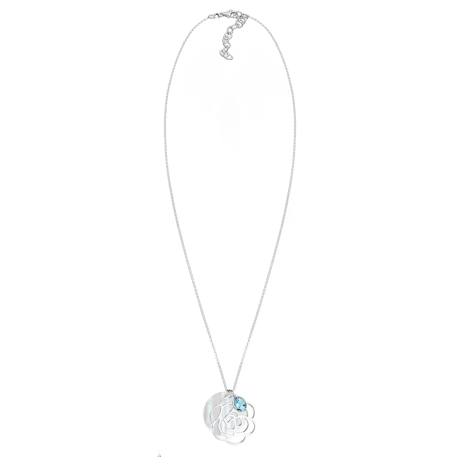 Elli 925 Sterling Silver Pearl Necklace with Pearl 2004-BF-0007994-001 - Image 3