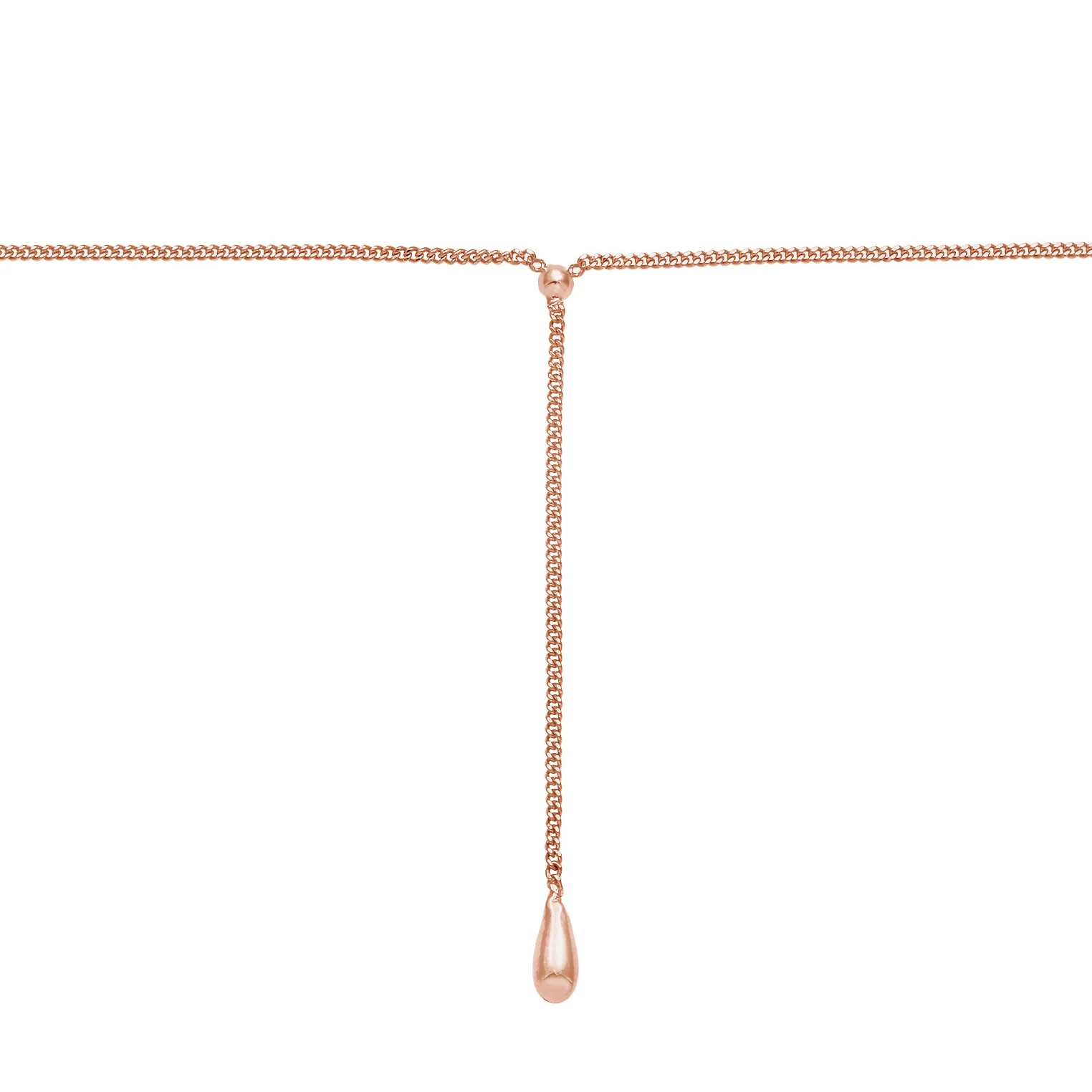 Elli 925 Sterling Silver Y Chain Choker 2004-BF-0007806-001 - Image 2