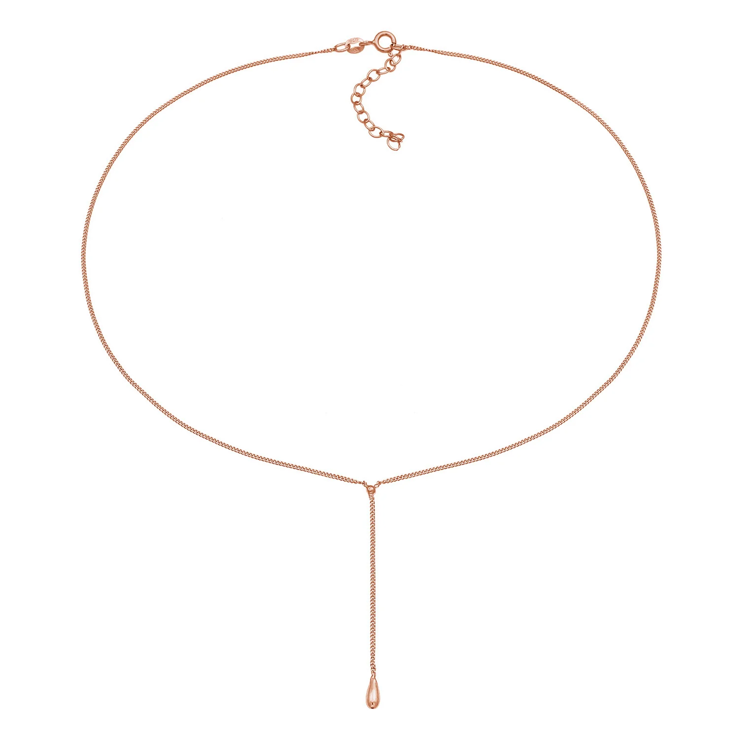 Elli 925 Sterling Silver Y Chain Choker 2004-BF-0007806-001 - Image 3