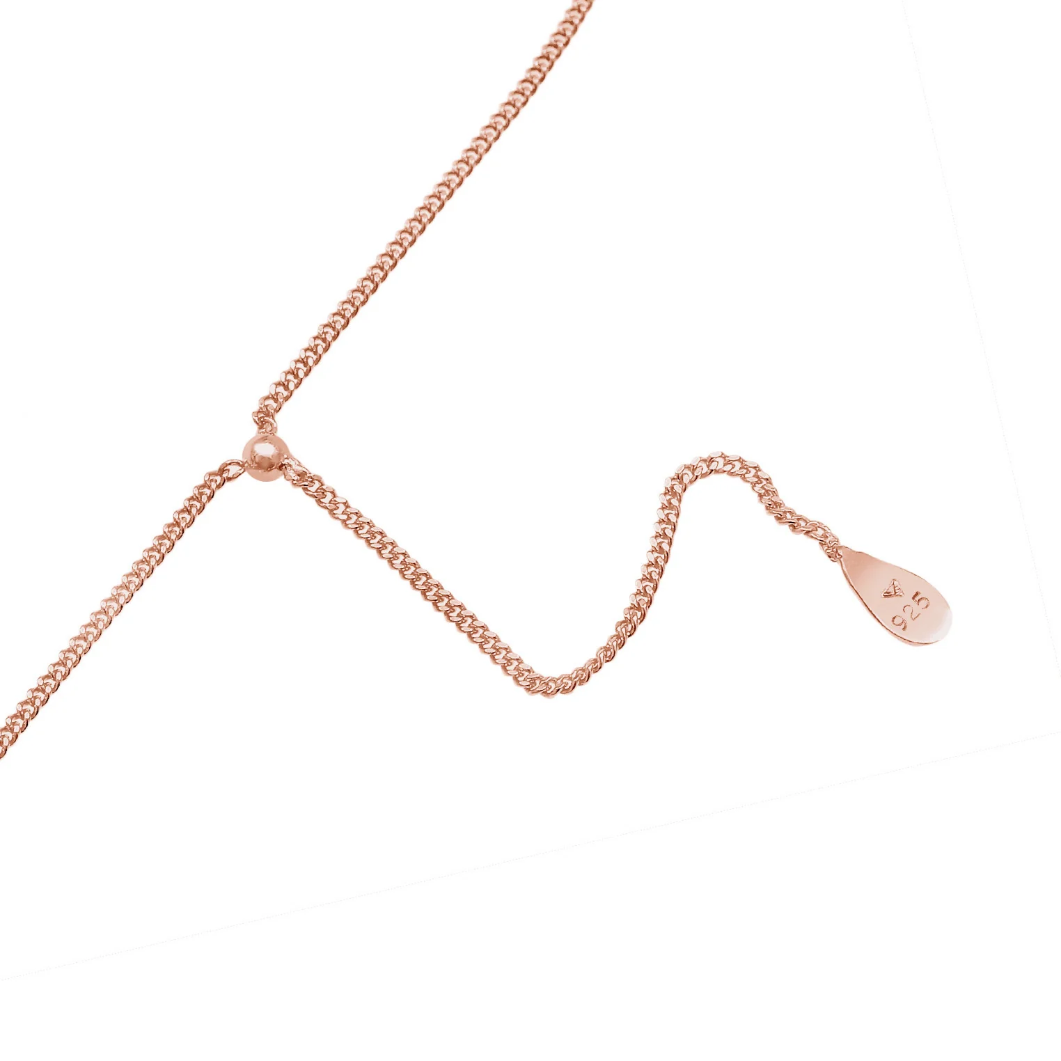 Elli 925 Sterling Silver Y Chain Choker 2004-BF-0007806-001 - Image 4