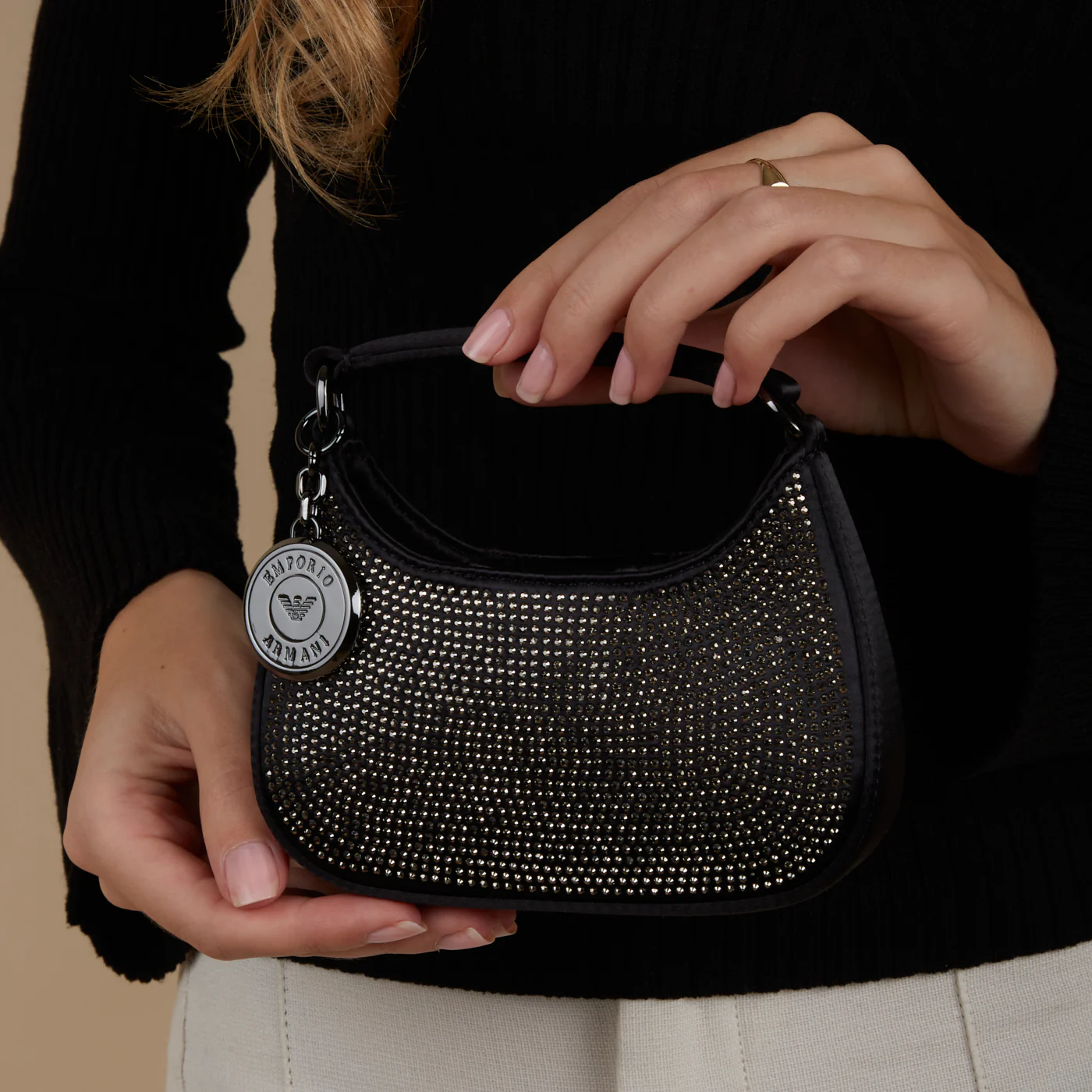 Emporio Armani Black Handbag Y3H325-YWF2X-80001 - Image 3