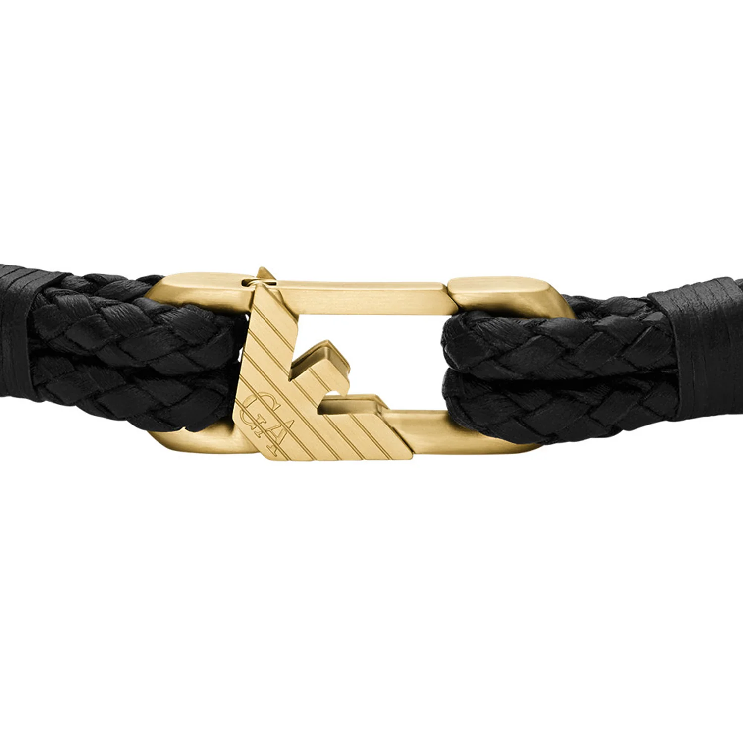 Emporio Armani Black Leather Bracelet EGS3245710 - Image 3
