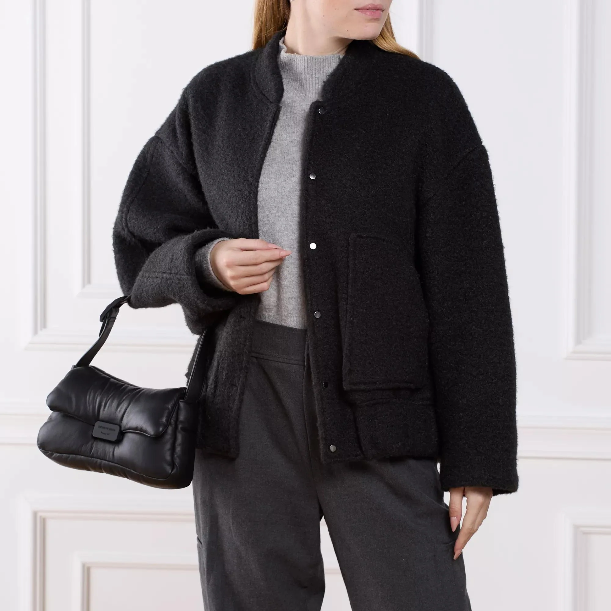 Emporio Armani Black Shoulder Bag 2001-A0316730 - Image 2