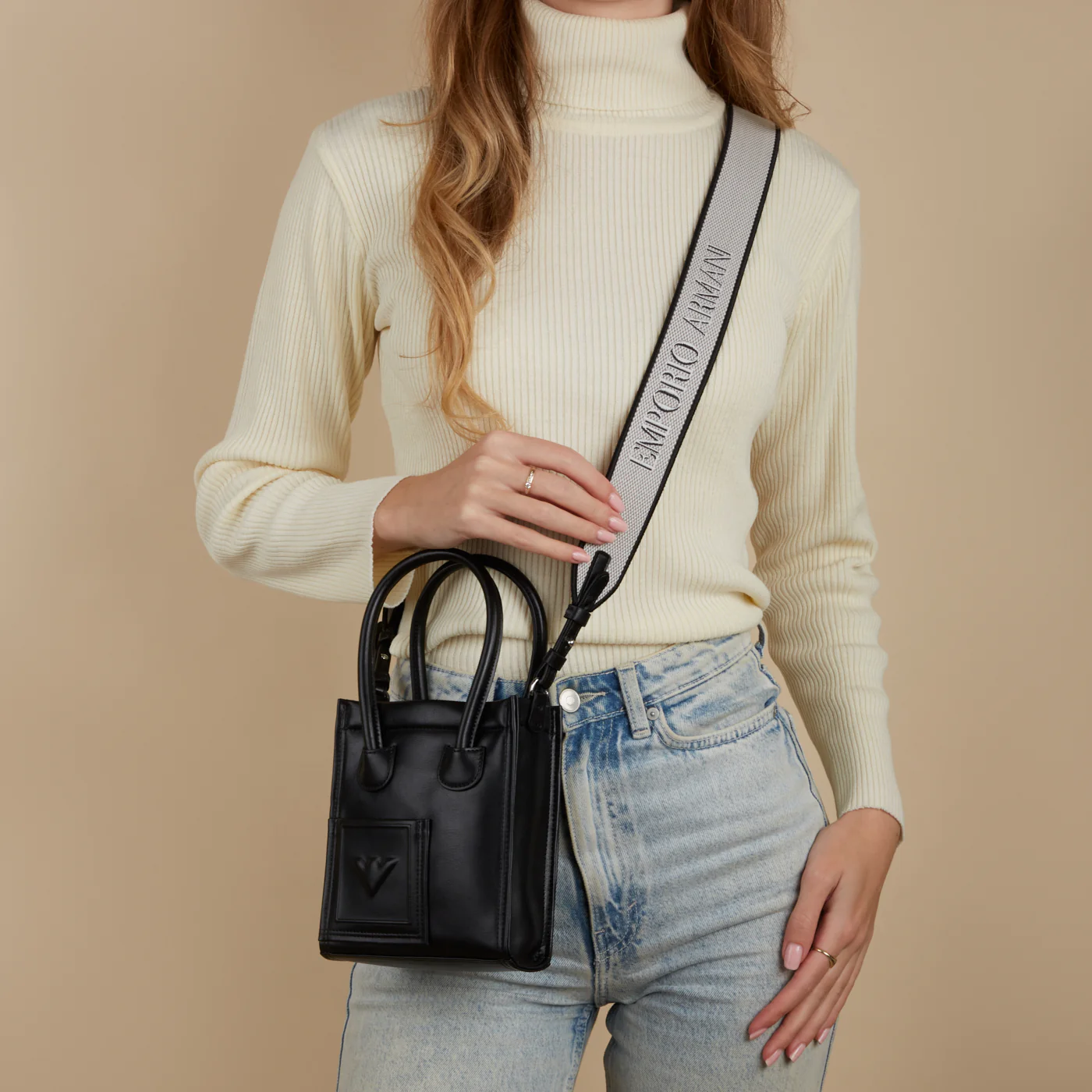 Emporio Armani Black Shoulder Bag Y3D272-YWE8E-81386 - Image 2