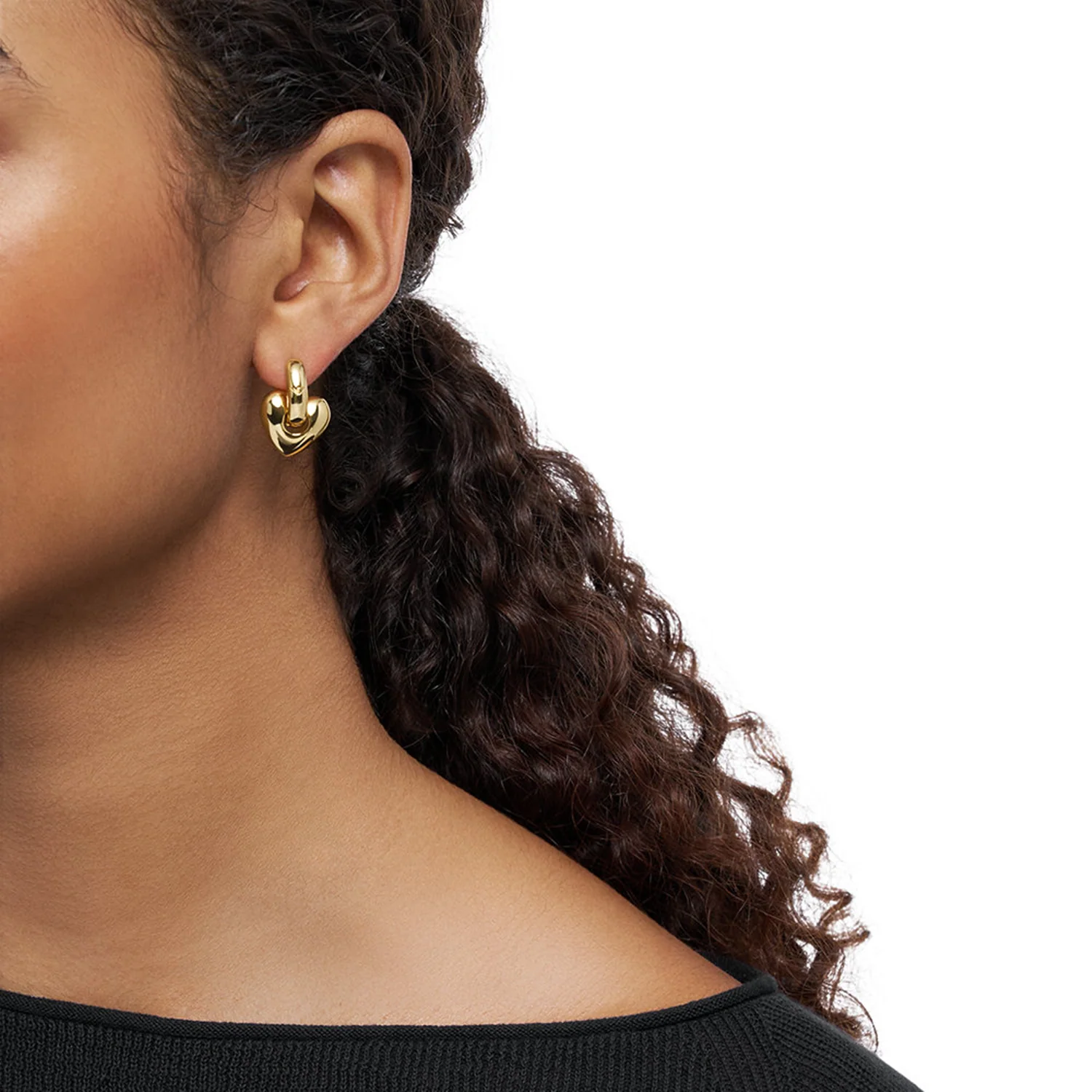 Emporio Armani Copper Gold Coloured Earrings EGS3266710 - Image 2