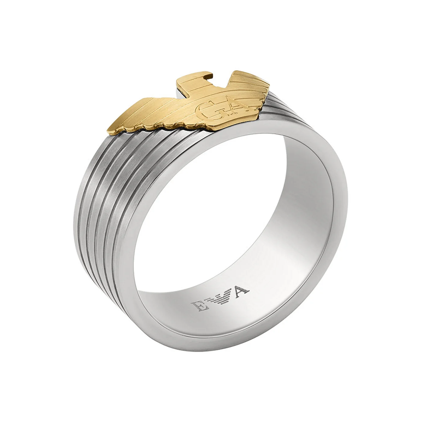 Emporio Armani Eagle Logo Silver Ring EGS3076040-9 - Image 3
