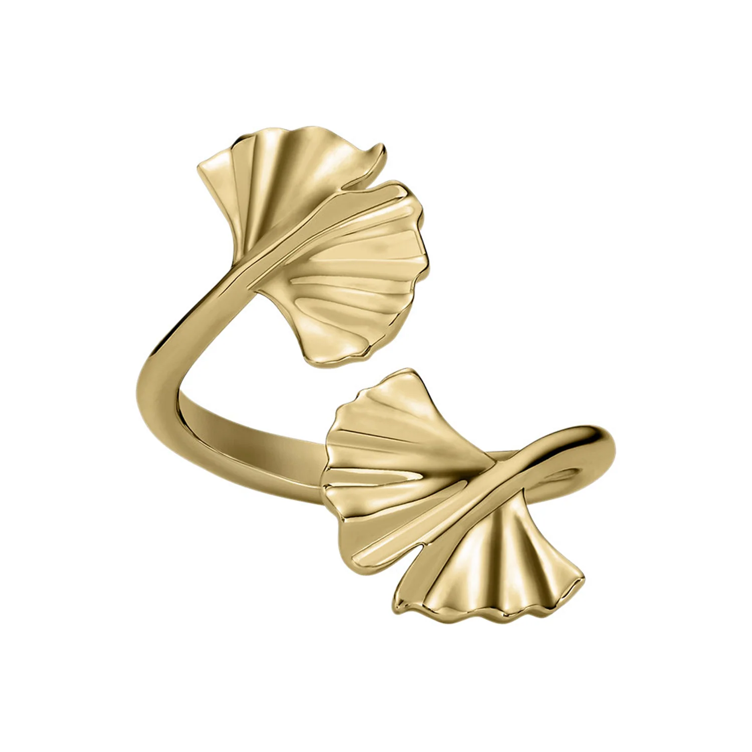 Emporio Armani Gold Coloured Copper Ring EGS32607108 - Image 3