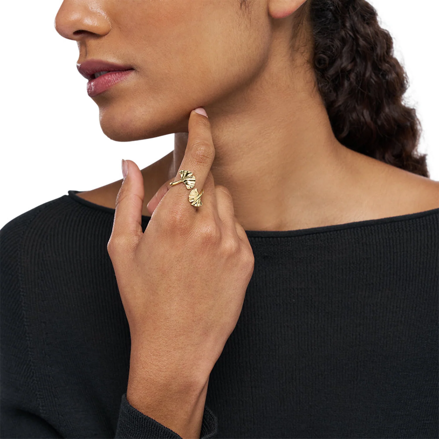 Emporio Armani Gold Coloured Copper Ring EGS32607108 - Image 4