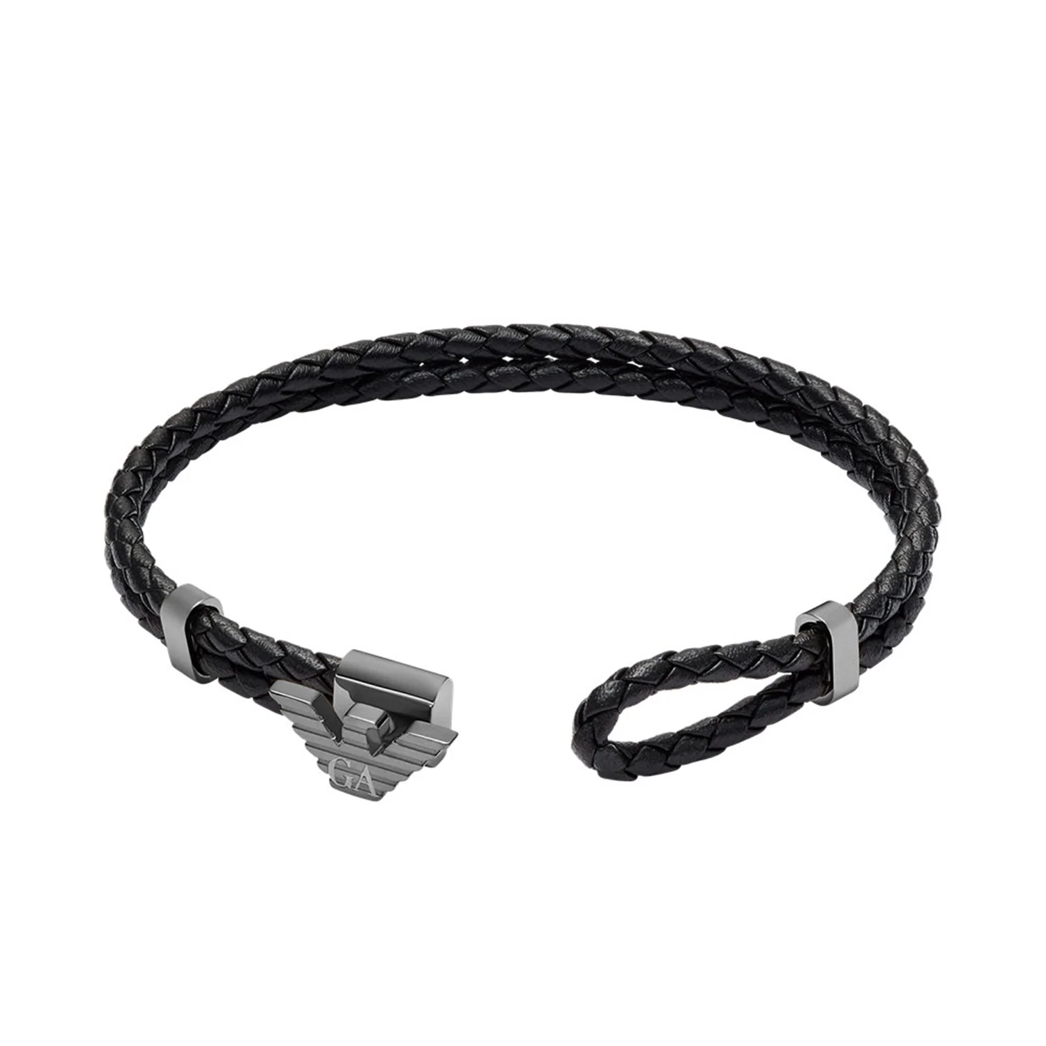 Emporio Armani Leather Men's Bracelet EGS3322060 - Image 4