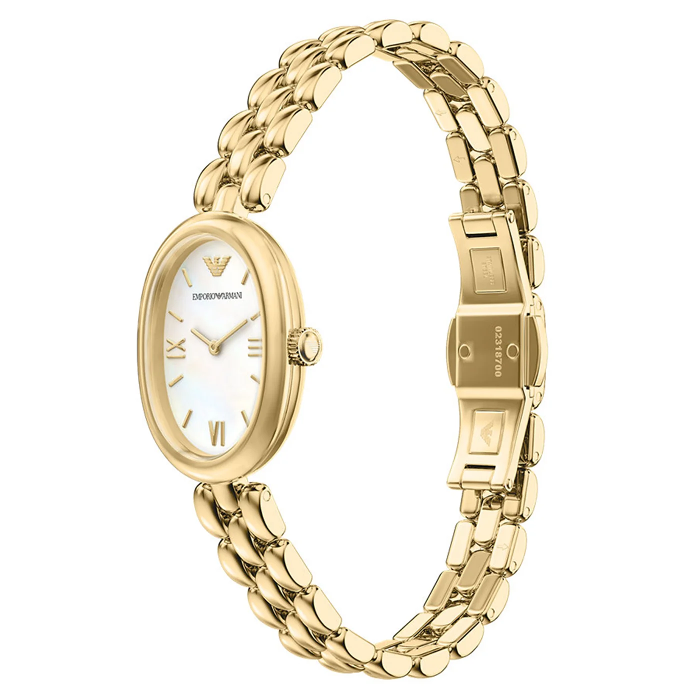 Emporio Armani Oval White Dial Watch AR11777 - Image 2