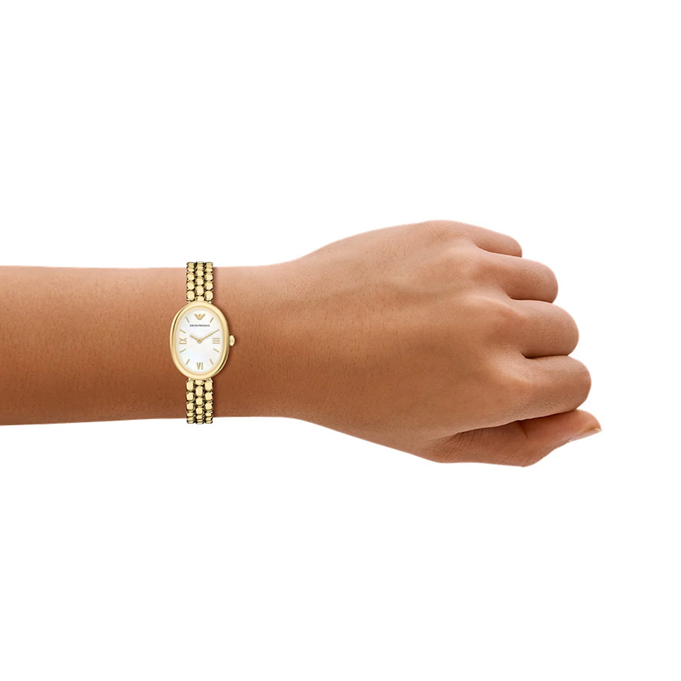 Emporio Armani Oval White Dial Watch AR11777 - Image 3