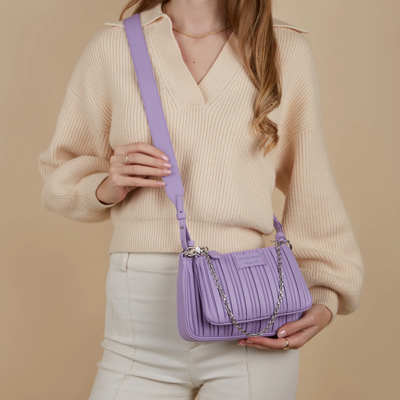 Emporio Armani Purple Shoulder Bag Y3H317-YWQ4E-80264 - Image 4