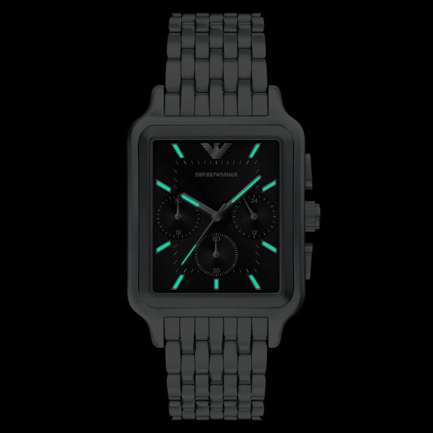 Emporio Armani Rectangular Black Dial Watch AR11751 - Image 6
