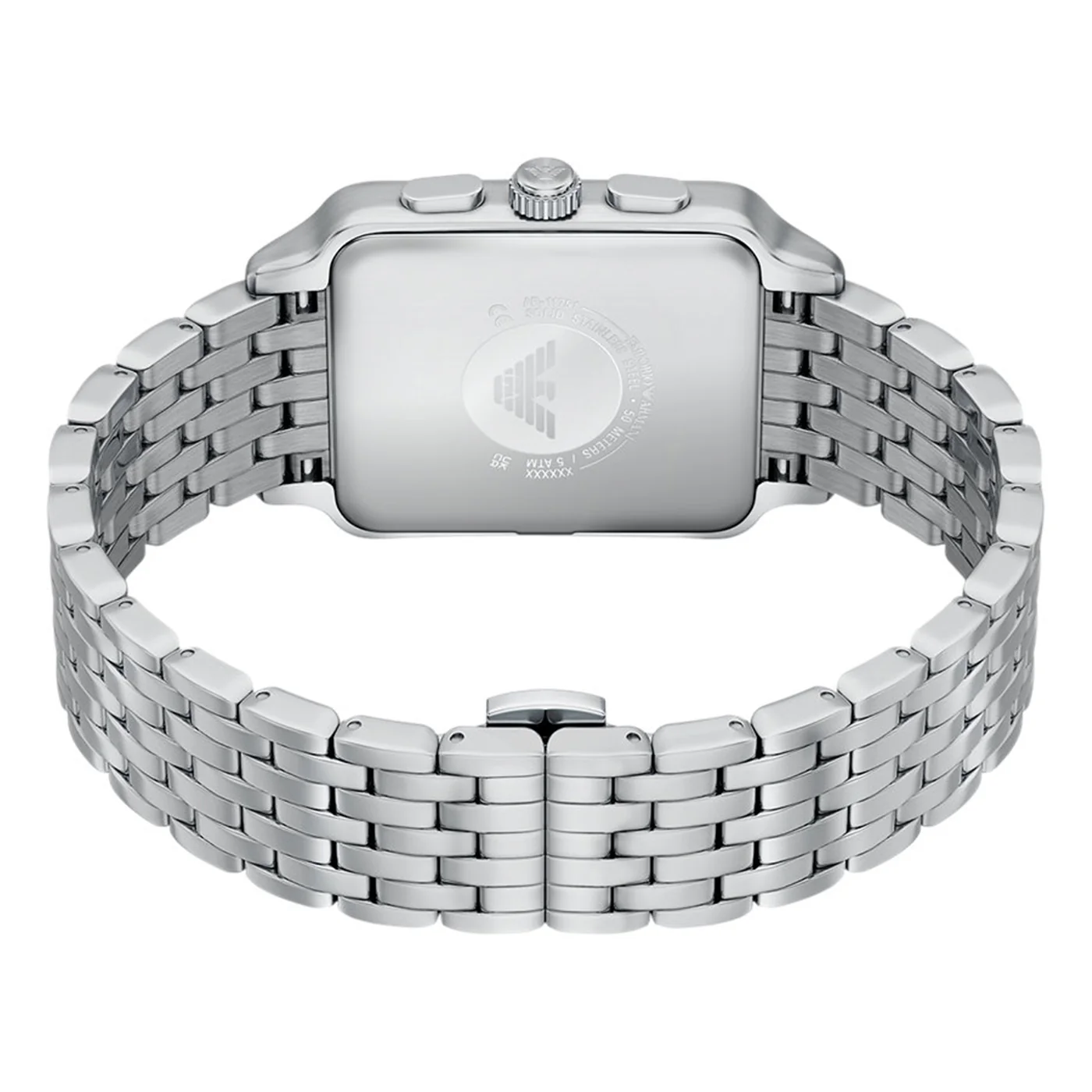 Emporio Armani Rectangular Black Dial Watch AR11751 - Image 7