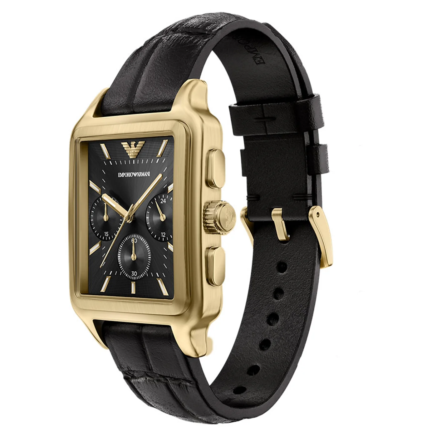 Emporio Armani Rectangular Black Dial Watch AR11753 - Image 2