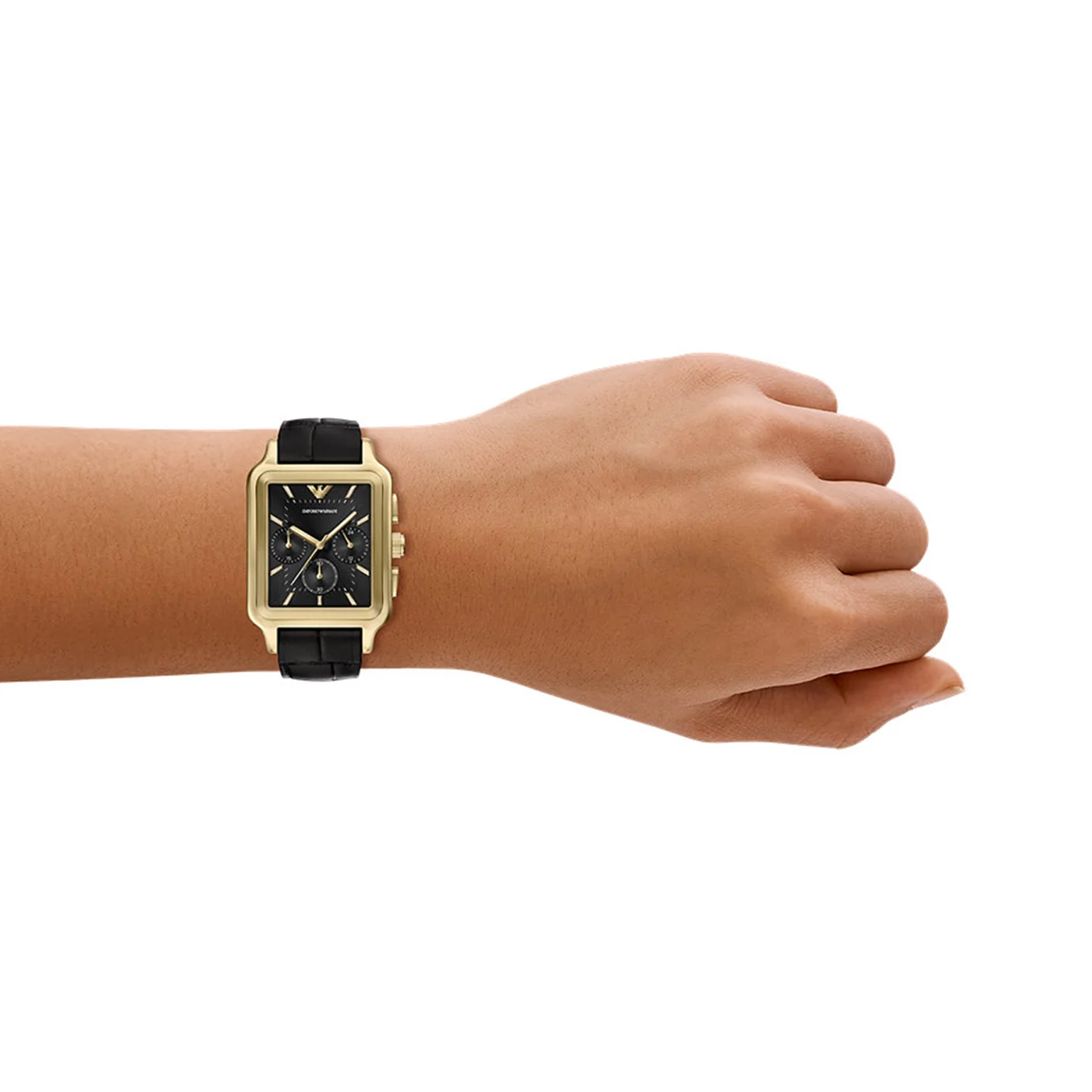 Emporio Armani Rectangular Black Dial Watch AR11753 - Image 3