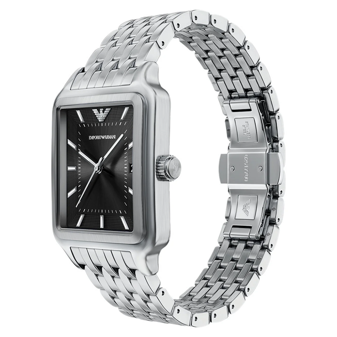 Emporio Armani Rectangular Black Dial Watch AR11755 - Image 2