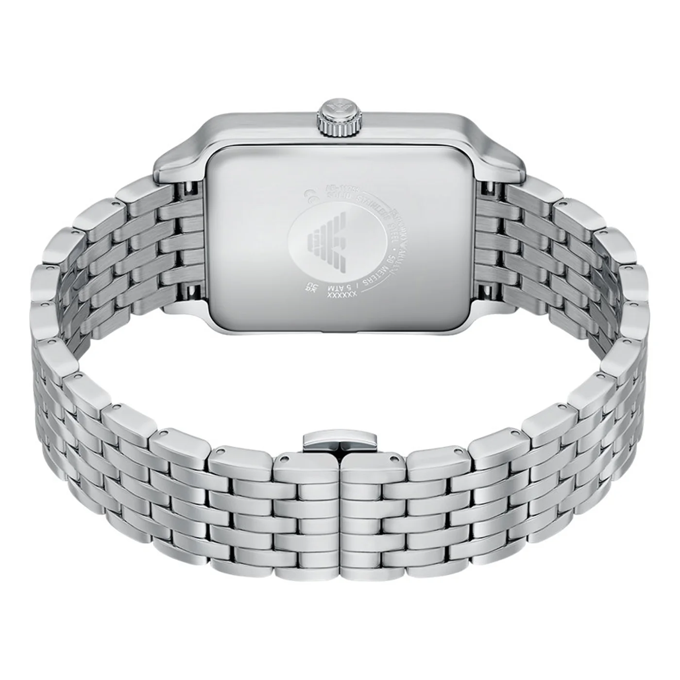Emporio Armani Rectangular Black Dial Watch AR11755 - Image 7