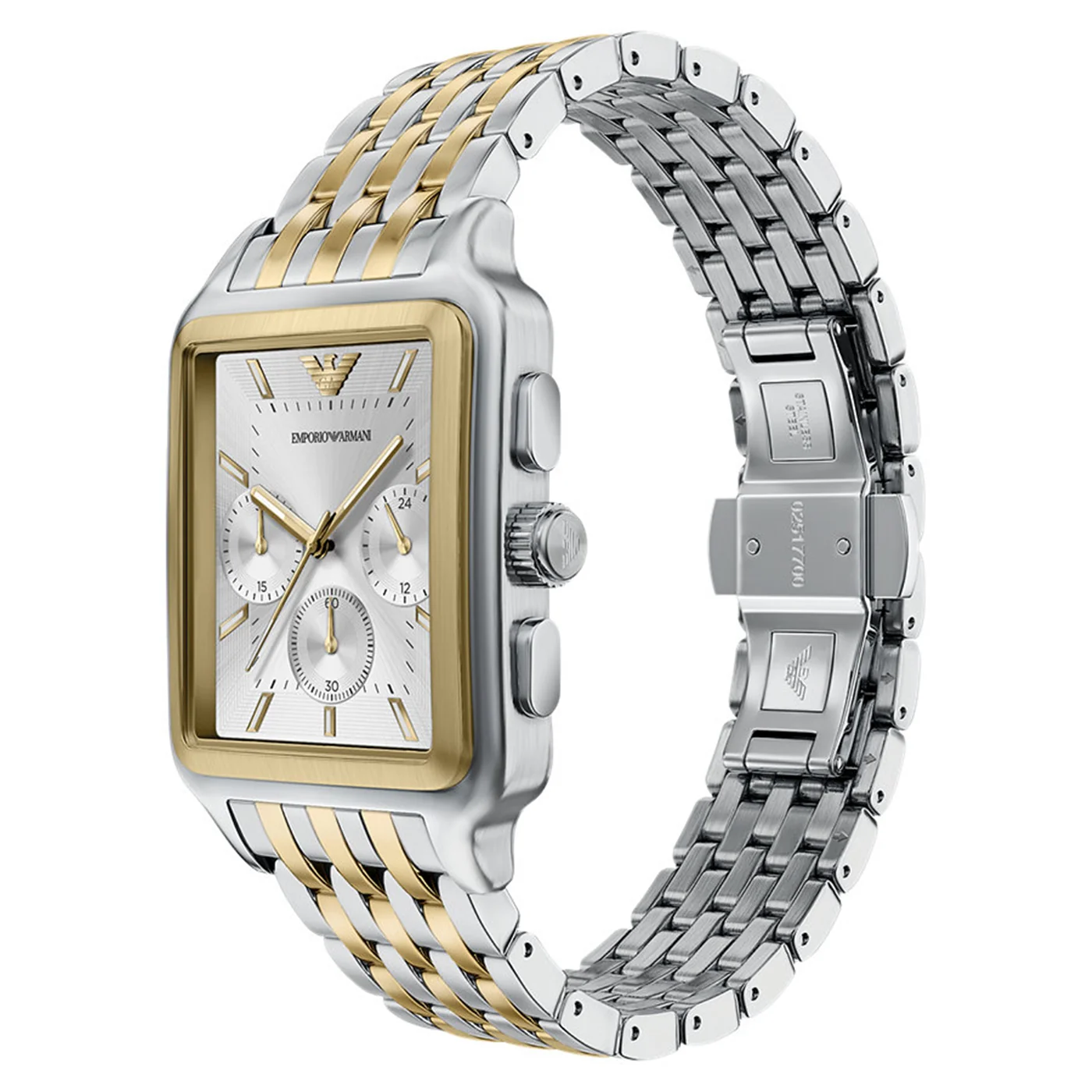 Emporio Armani Rectangular Silver Dial Watch AR11752 - Image 2