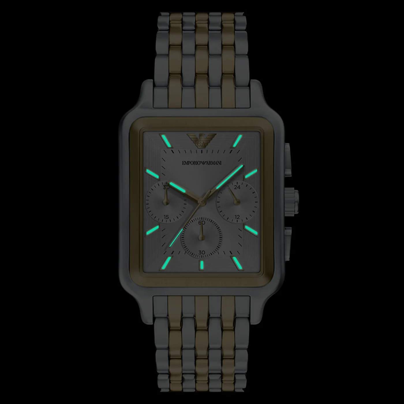 Emporio Armani Rectangular Silver Dial Watch AR11752 - Image 6