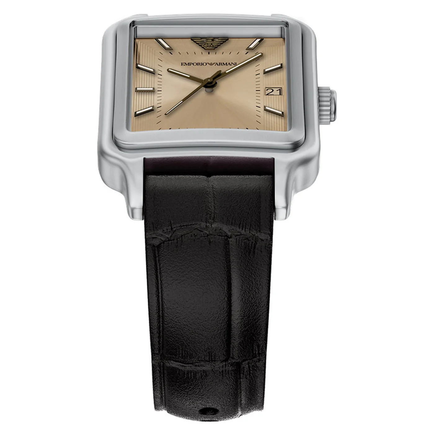 Emporio Armani Rectangular Silver Dial Watch AR11756 - Image 4
