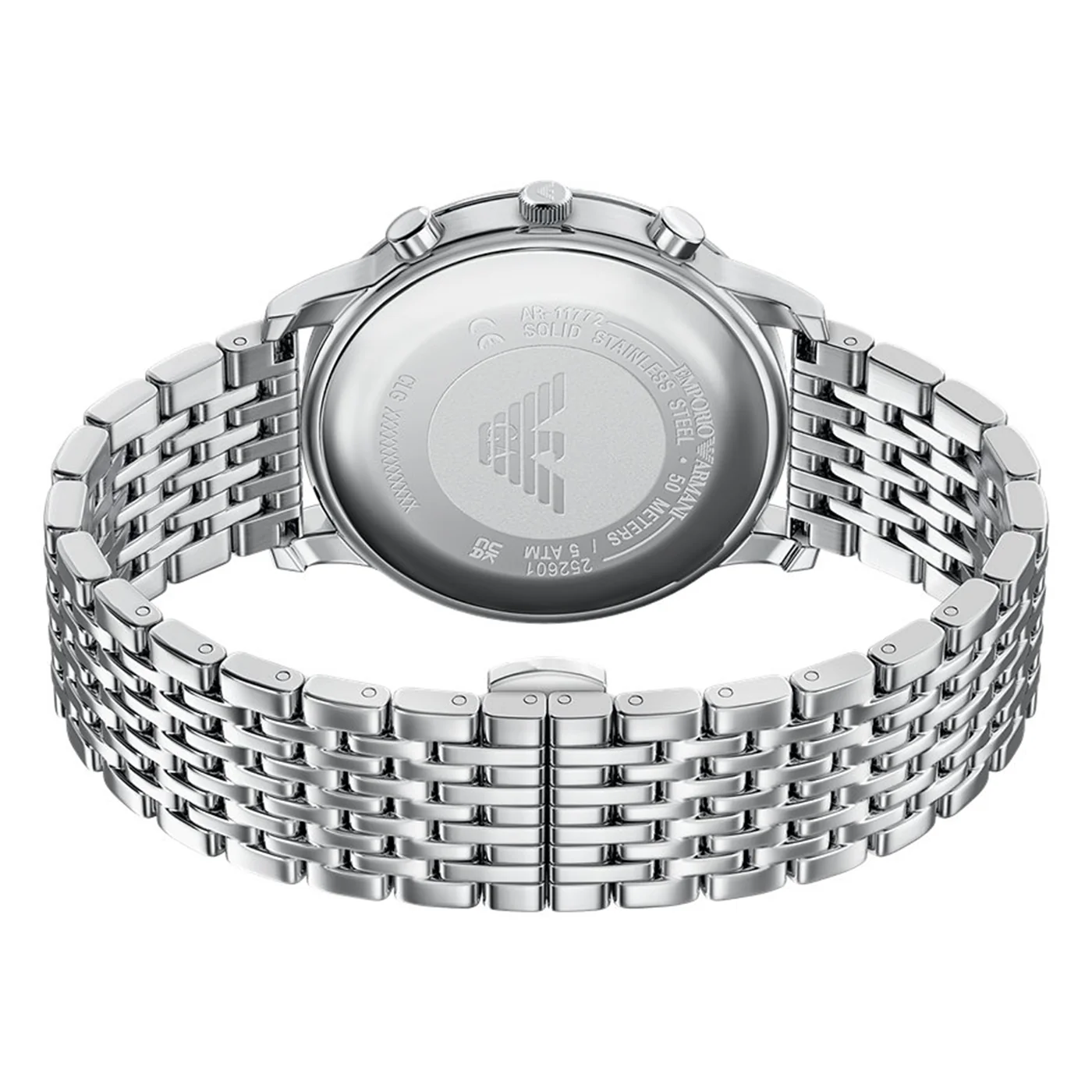 Emporio Armani Round Black Dial Watch AR11772 - Image 7