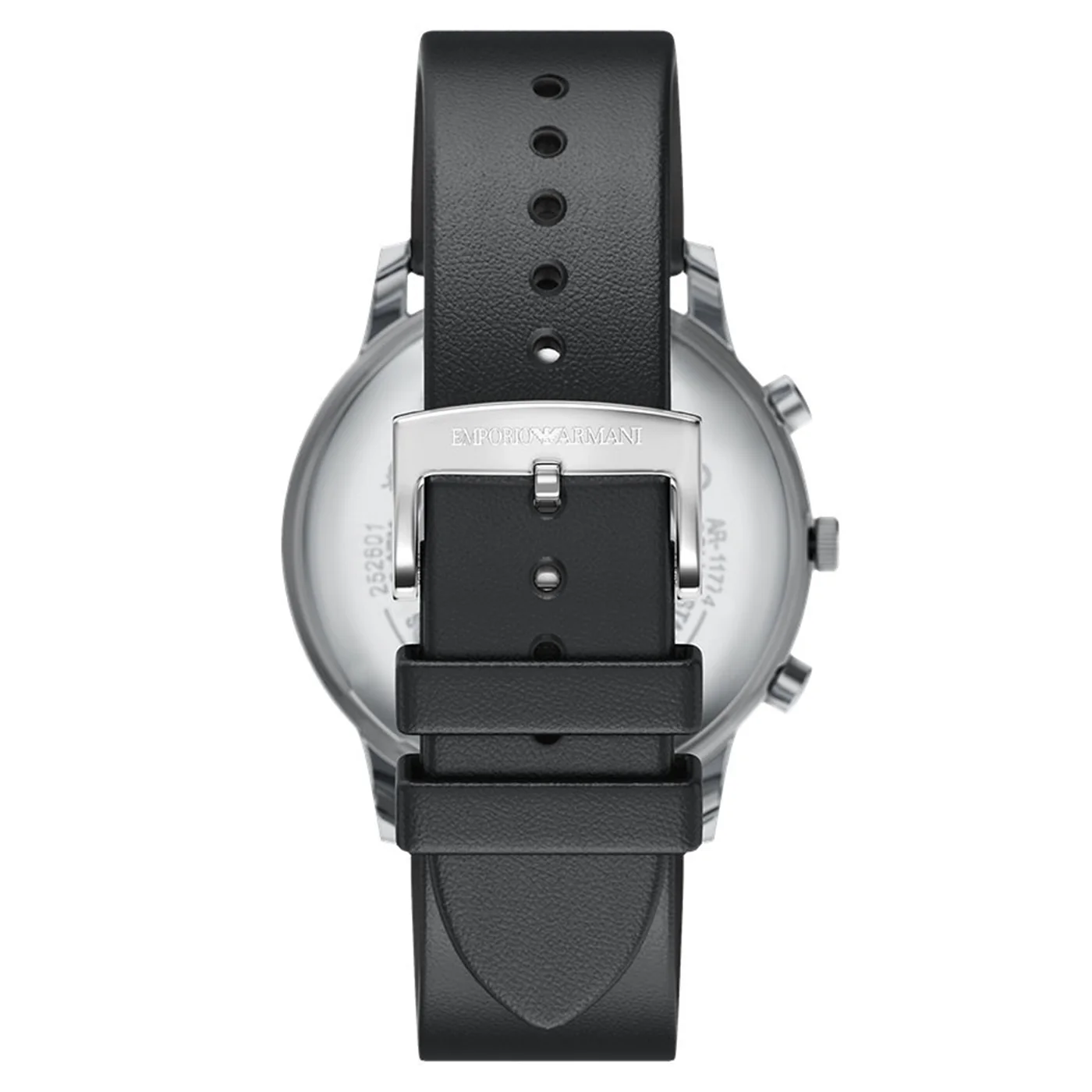 Emporio Armani Round Black Dial Watch AR11774 - Image 8
