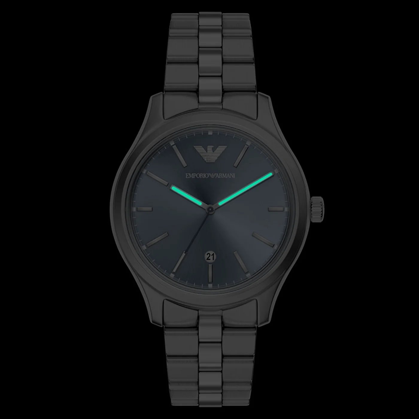 Emporio Armani Round Blue Dial Watch AR11748 - Image 6