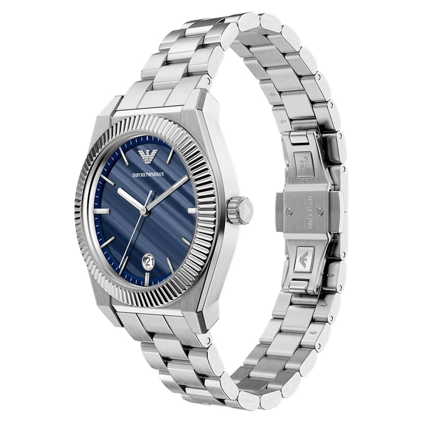 Emporio Armani Round Blue Dial Watch AR11758 - Image 2