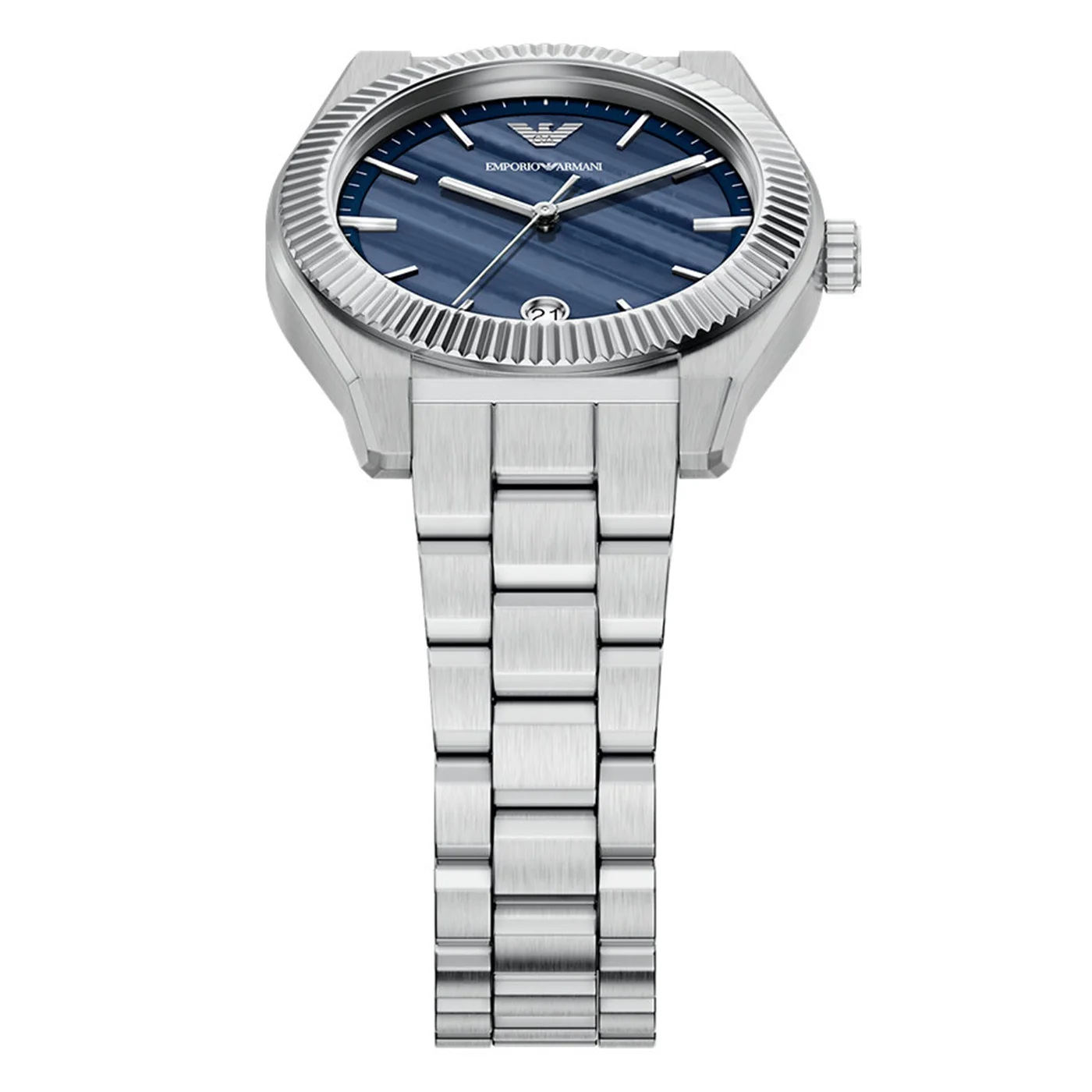 Emporio Armani Round Blue Dial Watch AR11758 - Image 4