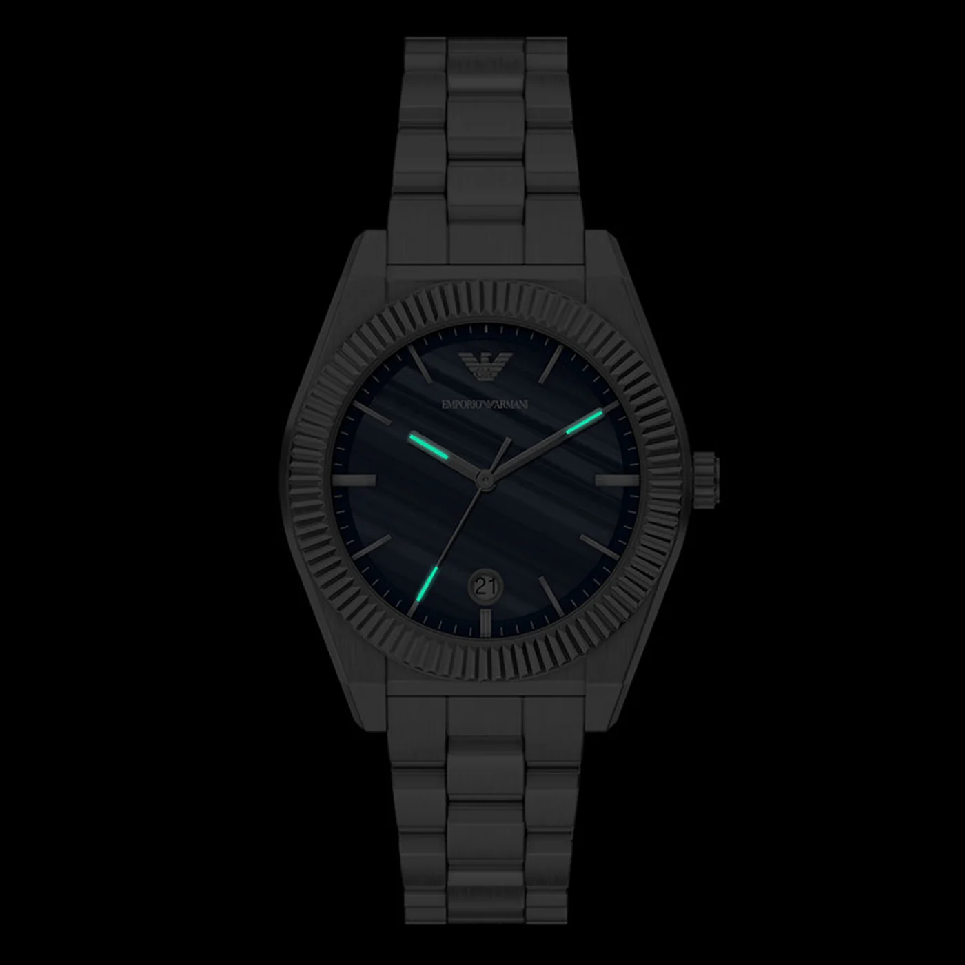 Emporio Armani Round Blue Dial Watch AR11758 - Image 6