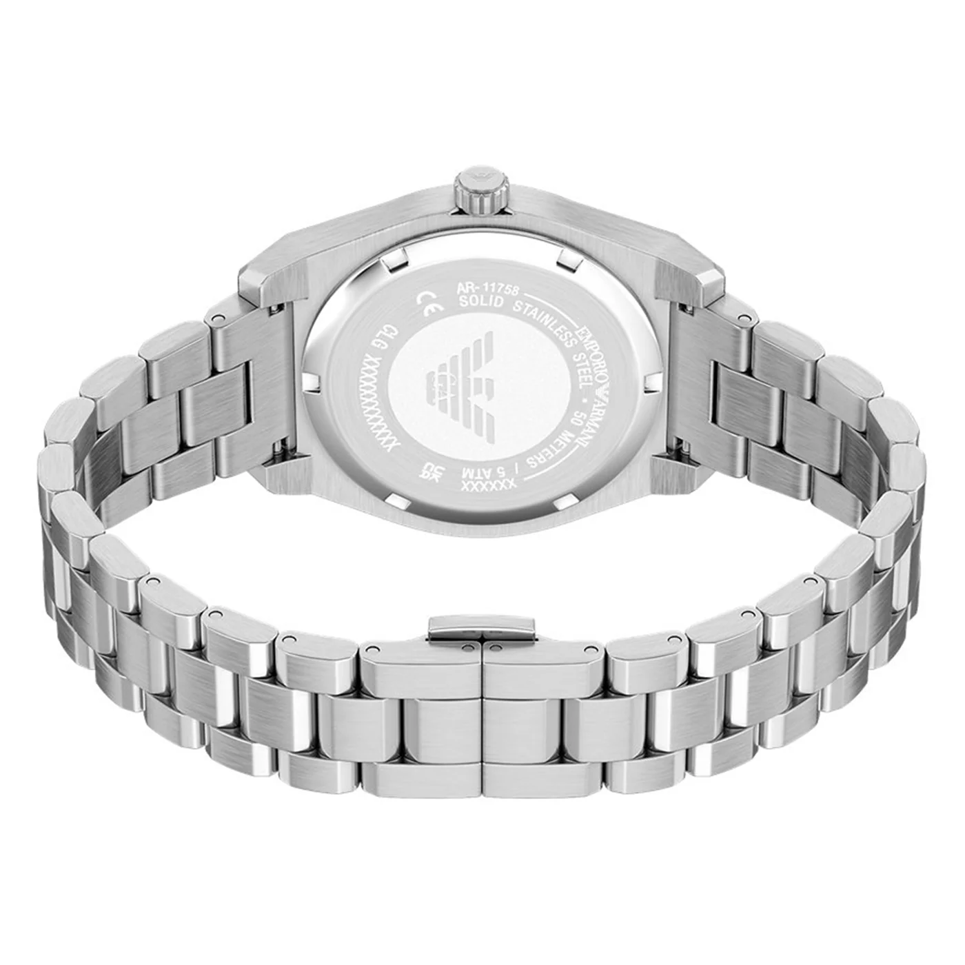 Emporio Armani Round Blue Dial Watch AR11758 - Image 7