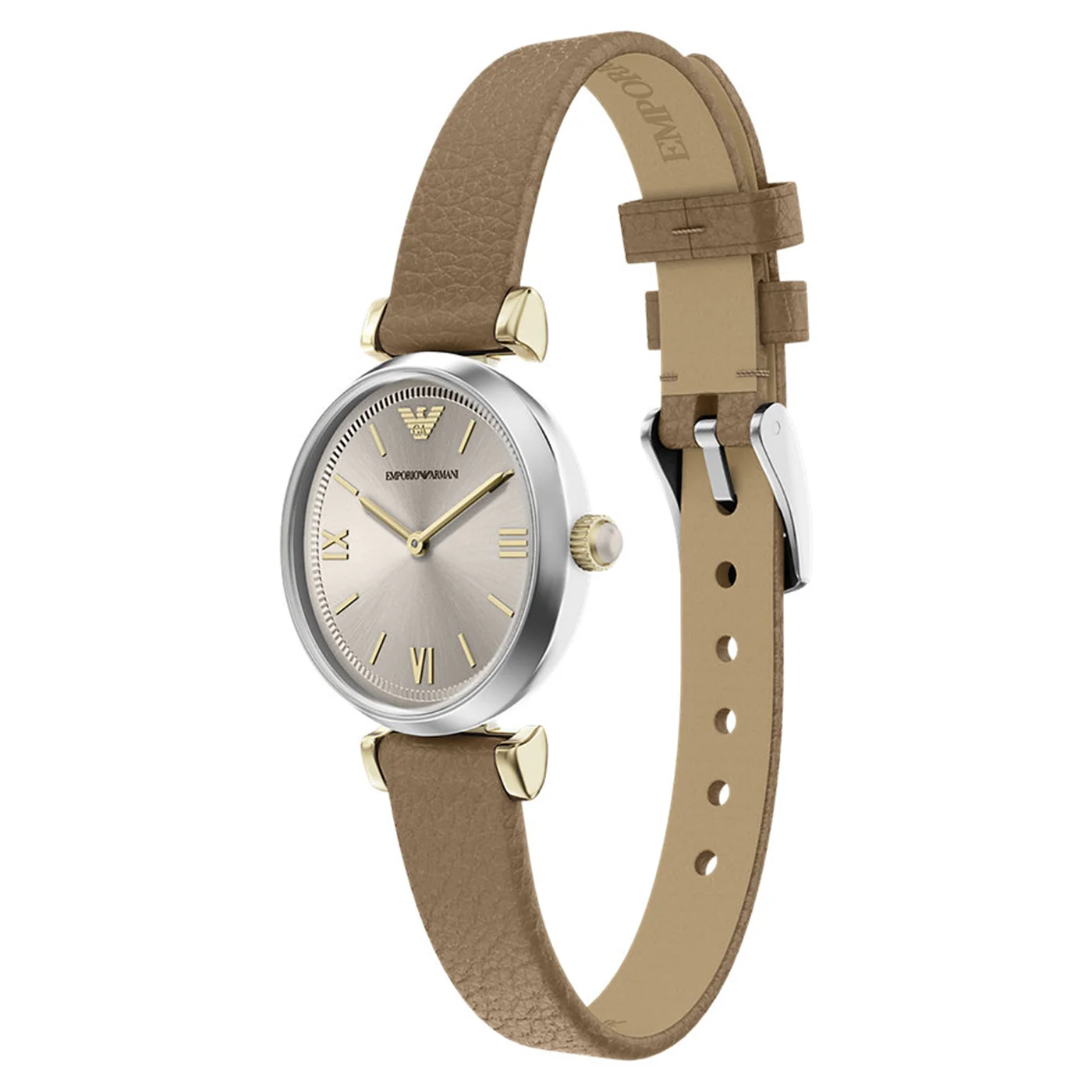 Emporio Armani Round Gold Dial Watch AR11770 - Image 2