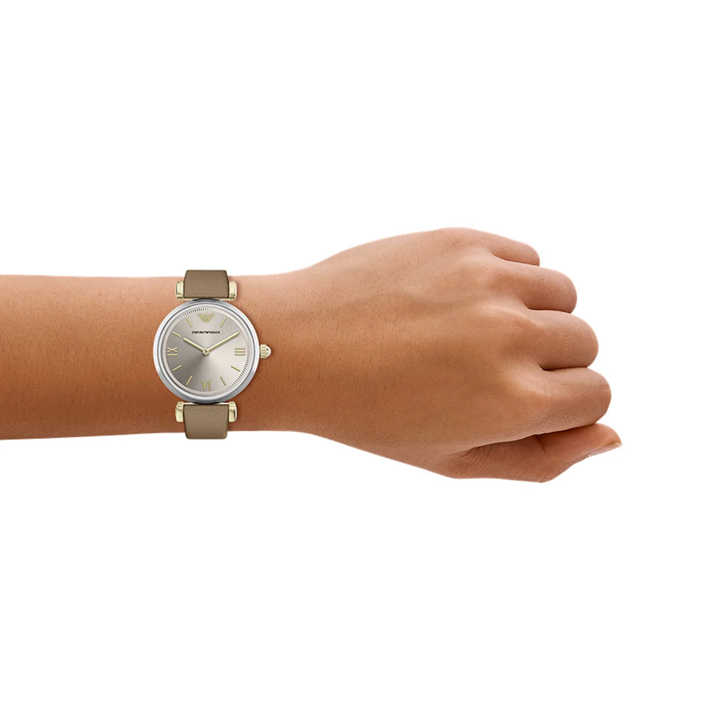 Emporio Armani Round Gold Dial Watch AR11770 - Image 3