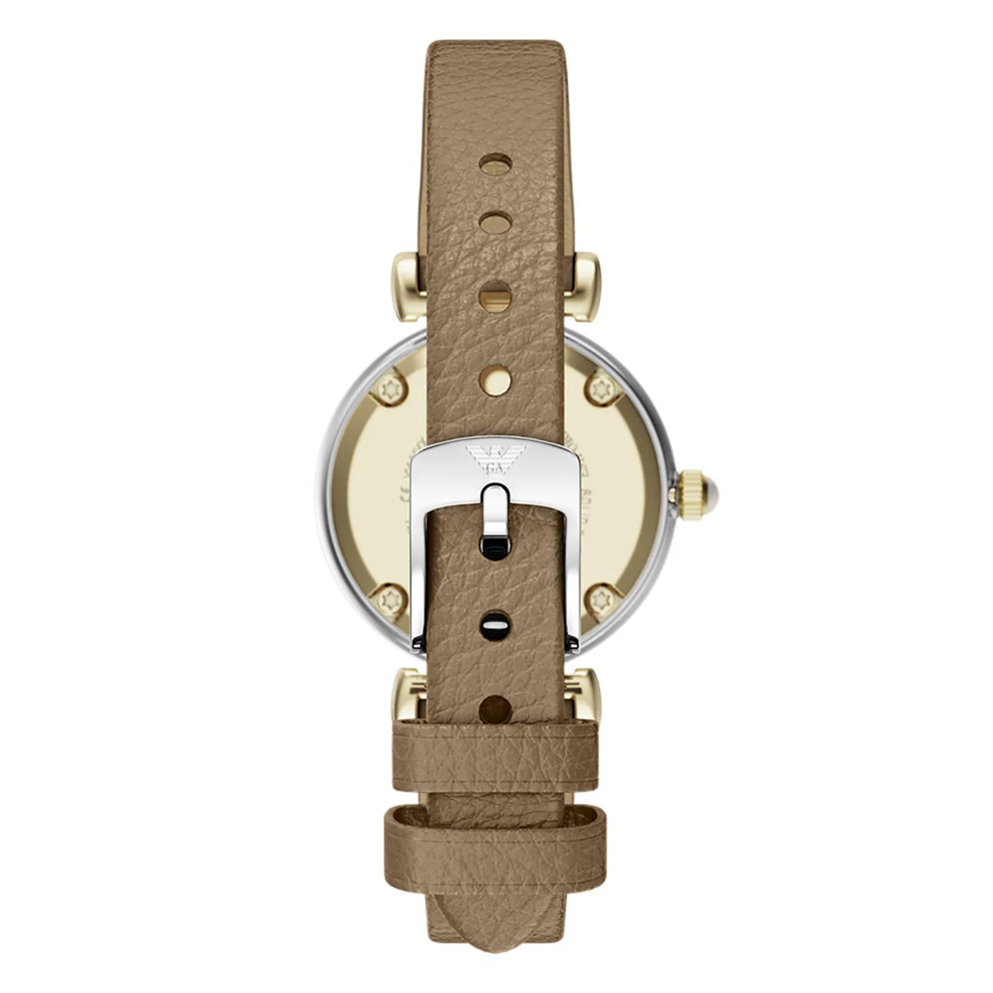 Emporio Armani Round Gold Dial Watch AR11770 - Image 7
