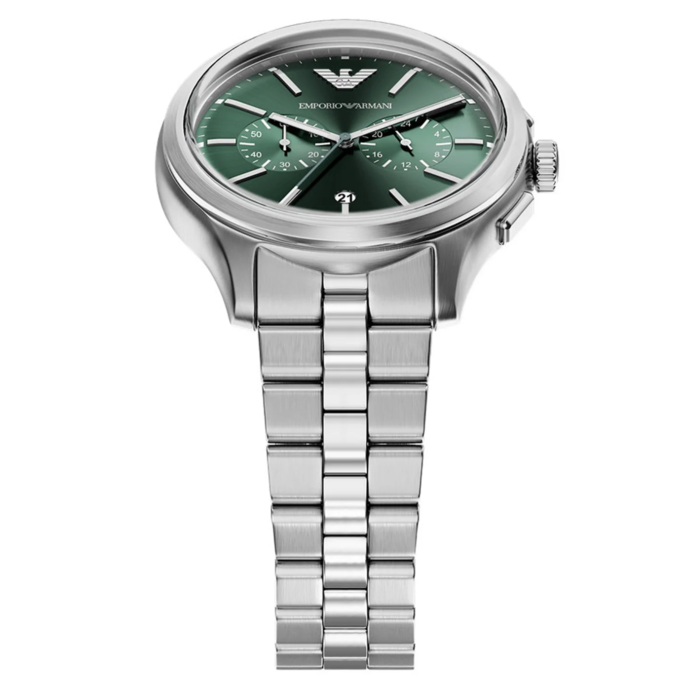Emporio Armani Round Green Dial Watch AR11746 - Image 4