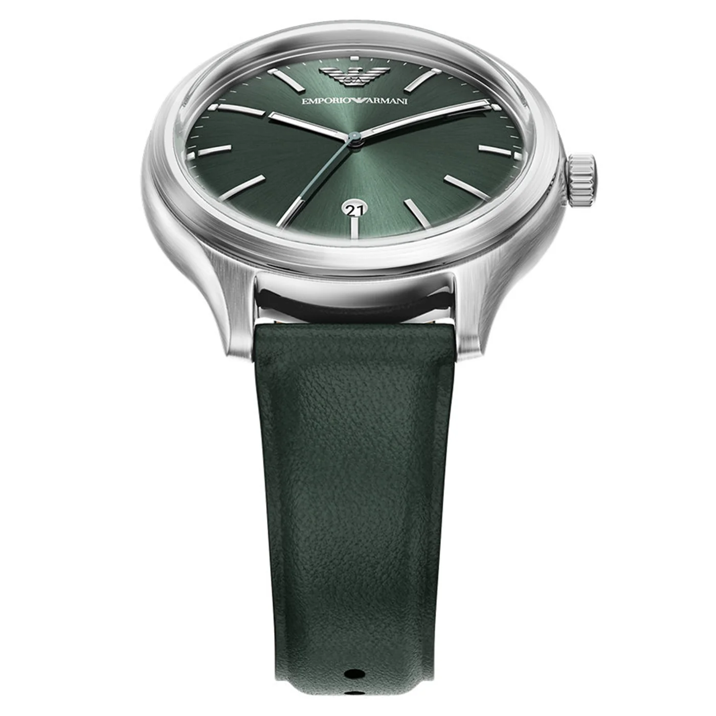 Emporio Armani Round Green Dial Watch AR11749 - Image 4