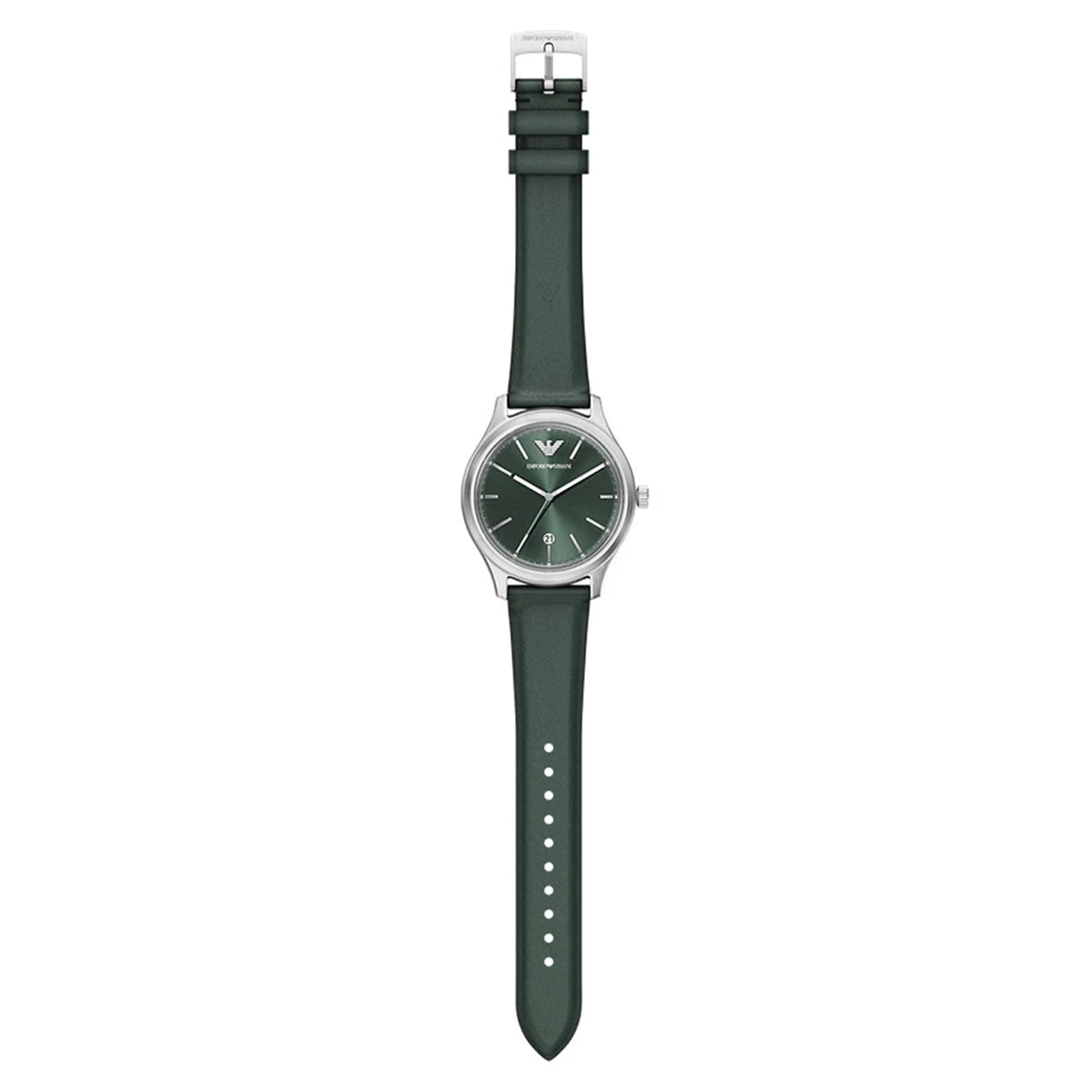 Emporio Armani Round Green Dial Watch AR11749 - Image 5