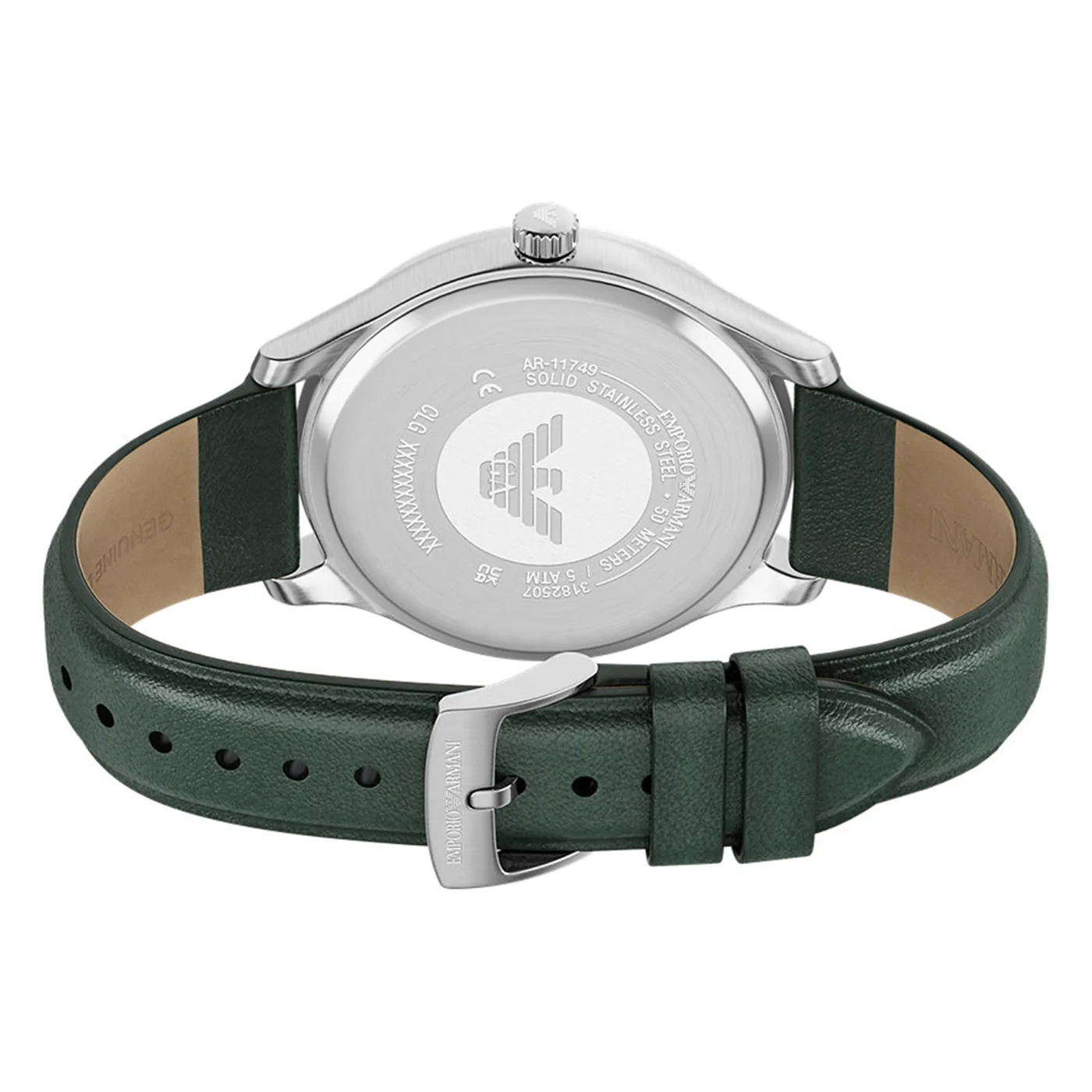 Emporio Armani Round Green Dial Watch AR11749 - Image 8