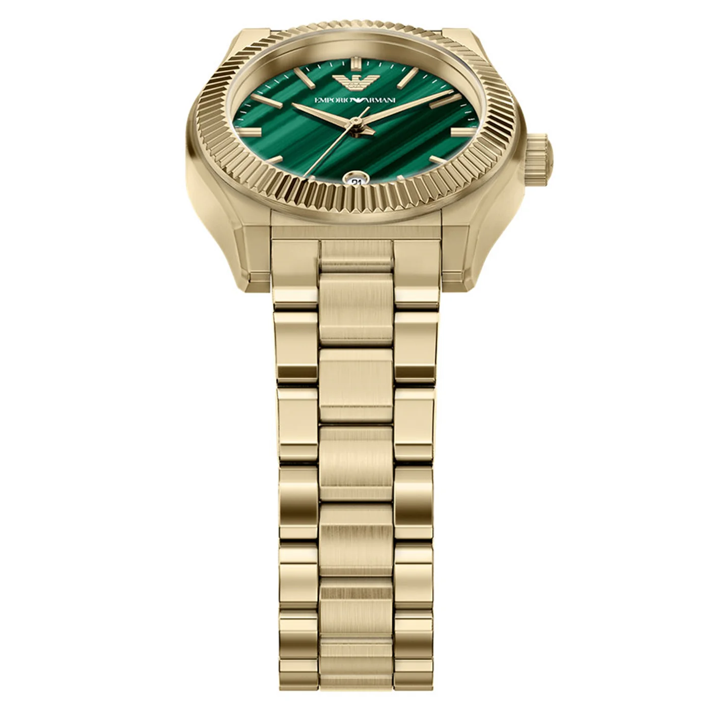 Emporio Armani Round Green Dial Watch AR11761 - Image 4