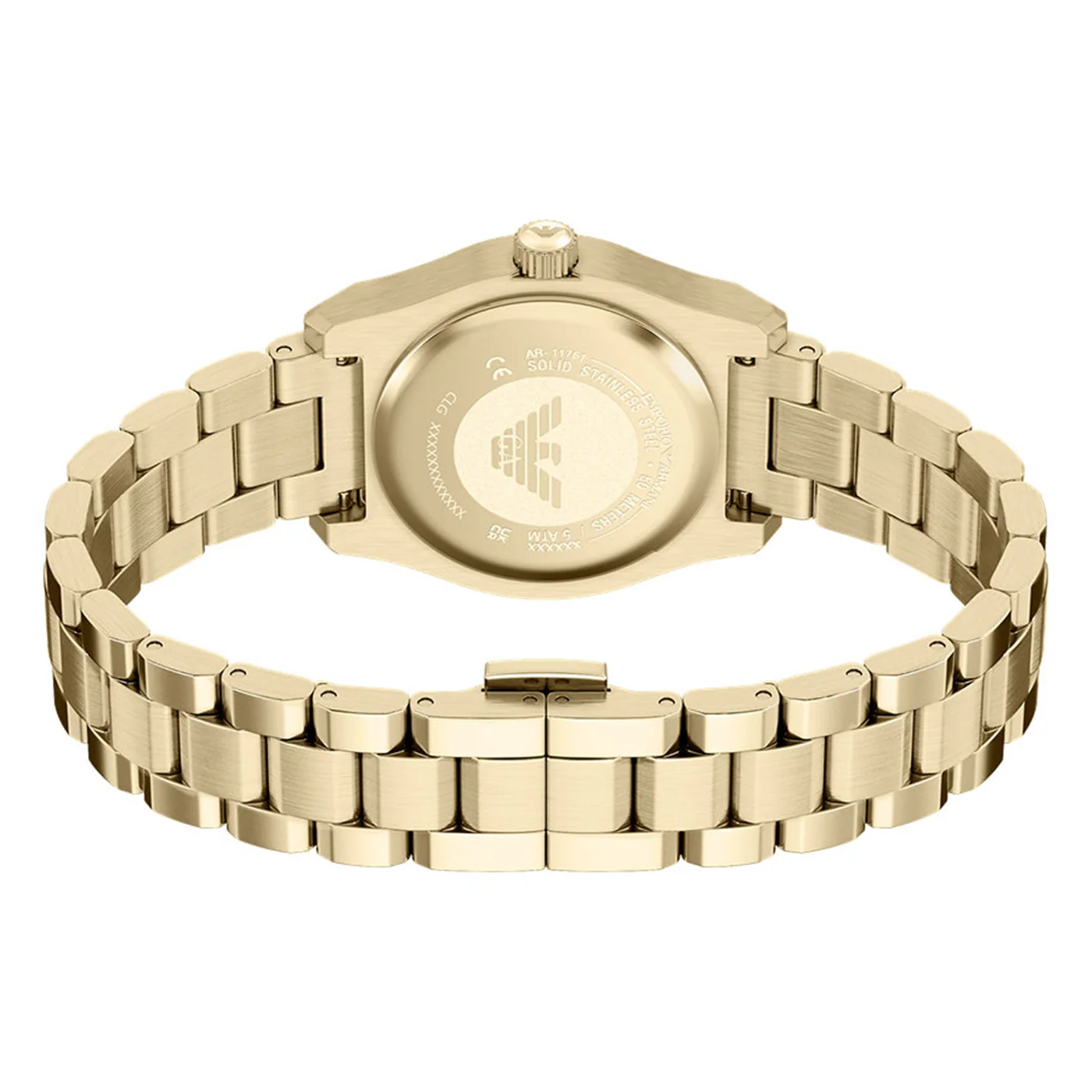 Emporio Armani Round Green Dial Watch AR11761 - Image 6