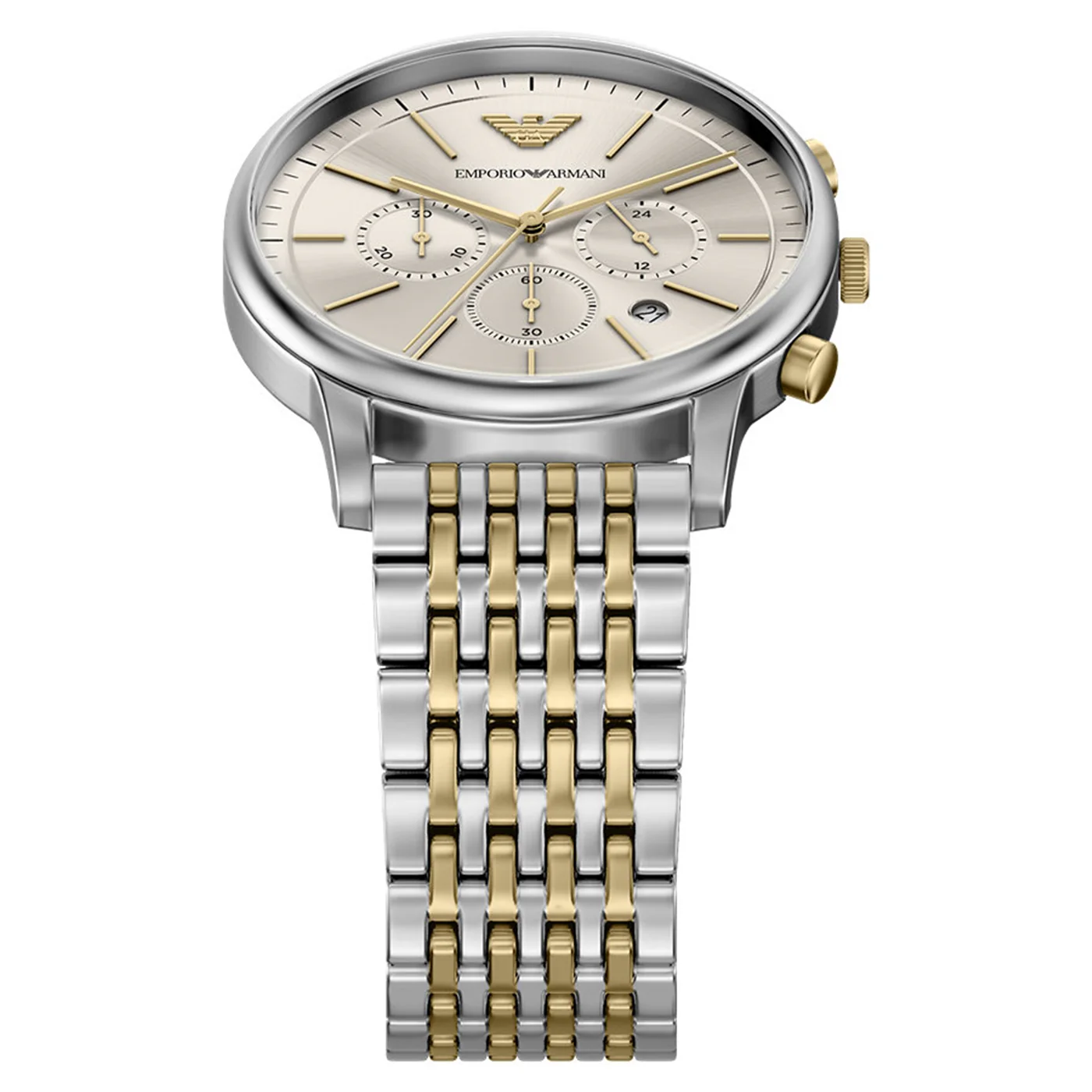 Emporio Armani Round Grey Dial Watch AR11773 - Image 4