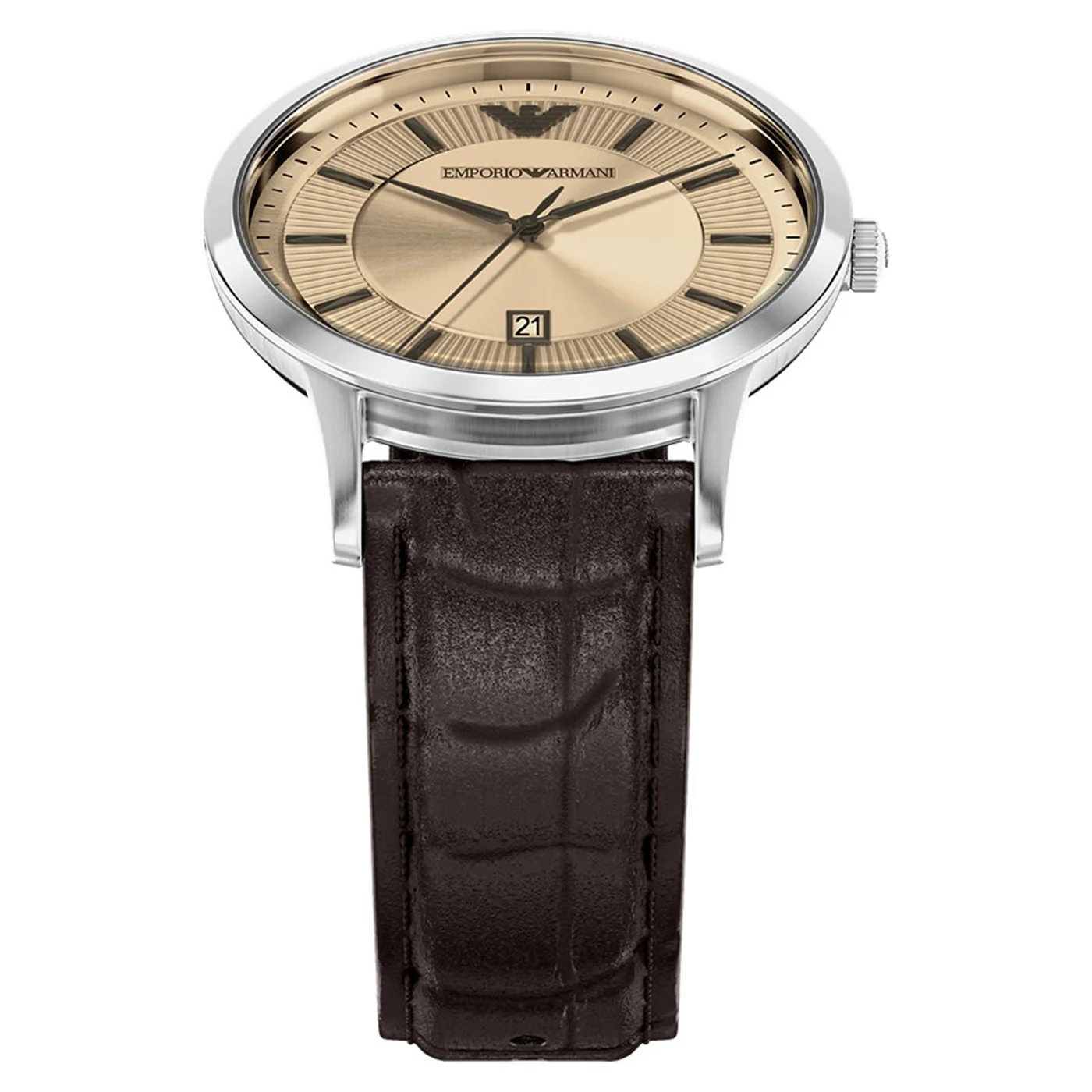 Emporio Armani Round Silver Dial Watch AR11783 - Image 4