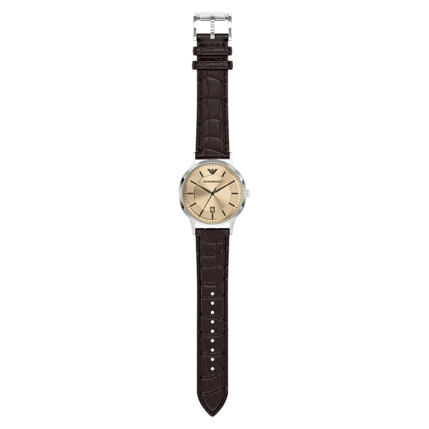 Emporio Armani Round Silver Dial Watch AR11783 - Image 5