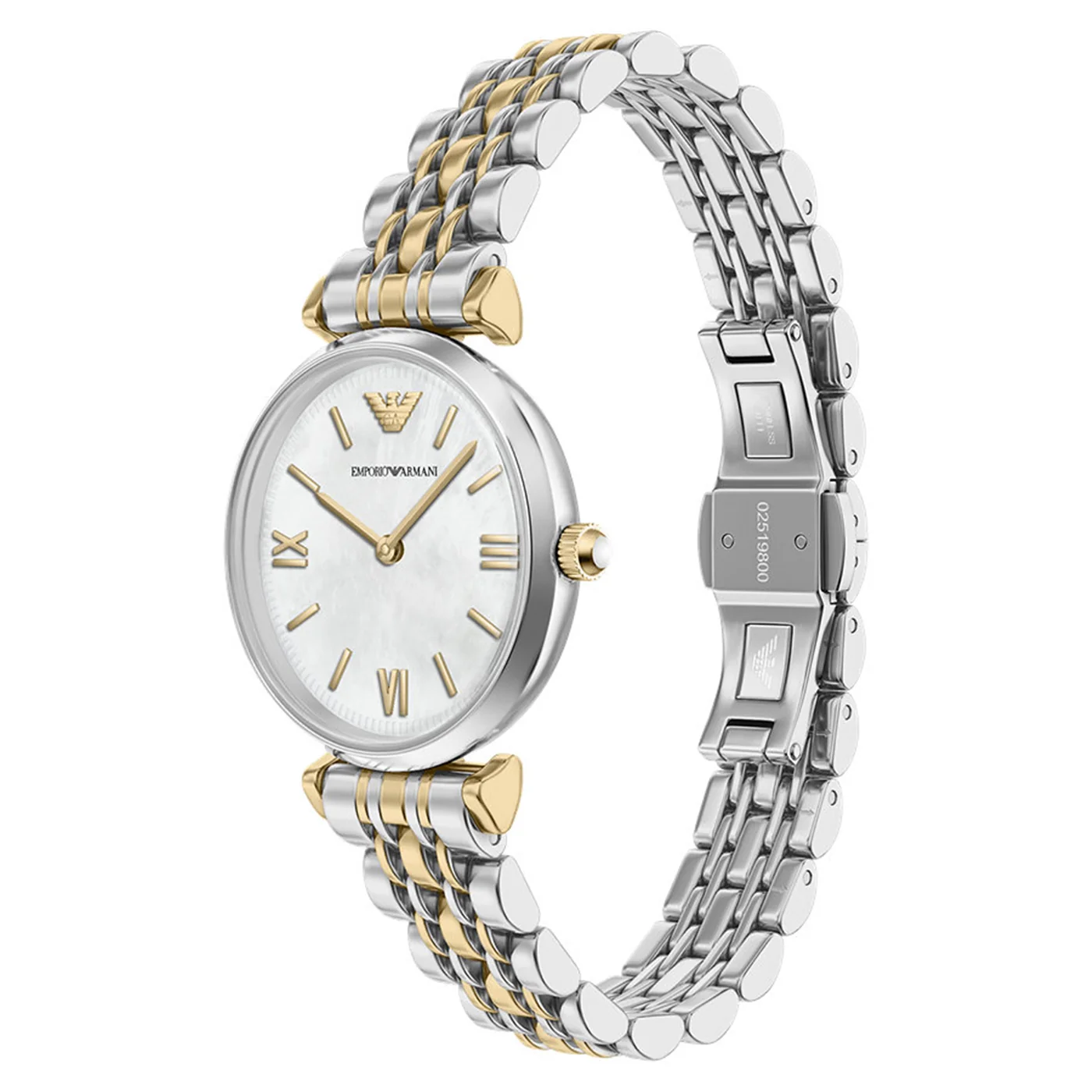 Emporio Armani Round White Dial Watch AR11769 - Image 2